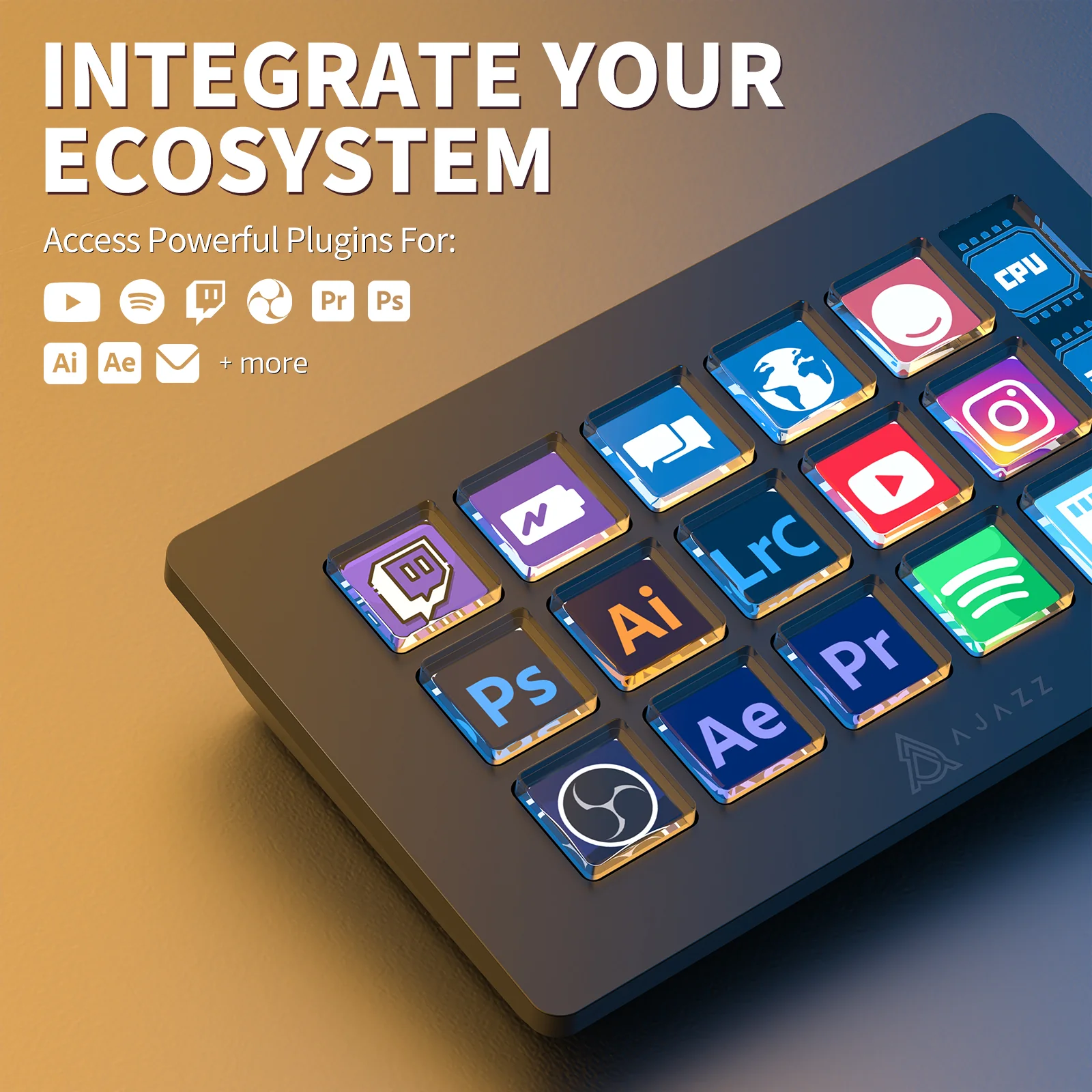 ATTACK SHARK x AJAZZ AKP153 STREAM DECK 11 ATTACK SHARK x AJAZZ AKP153 STREAM DECK