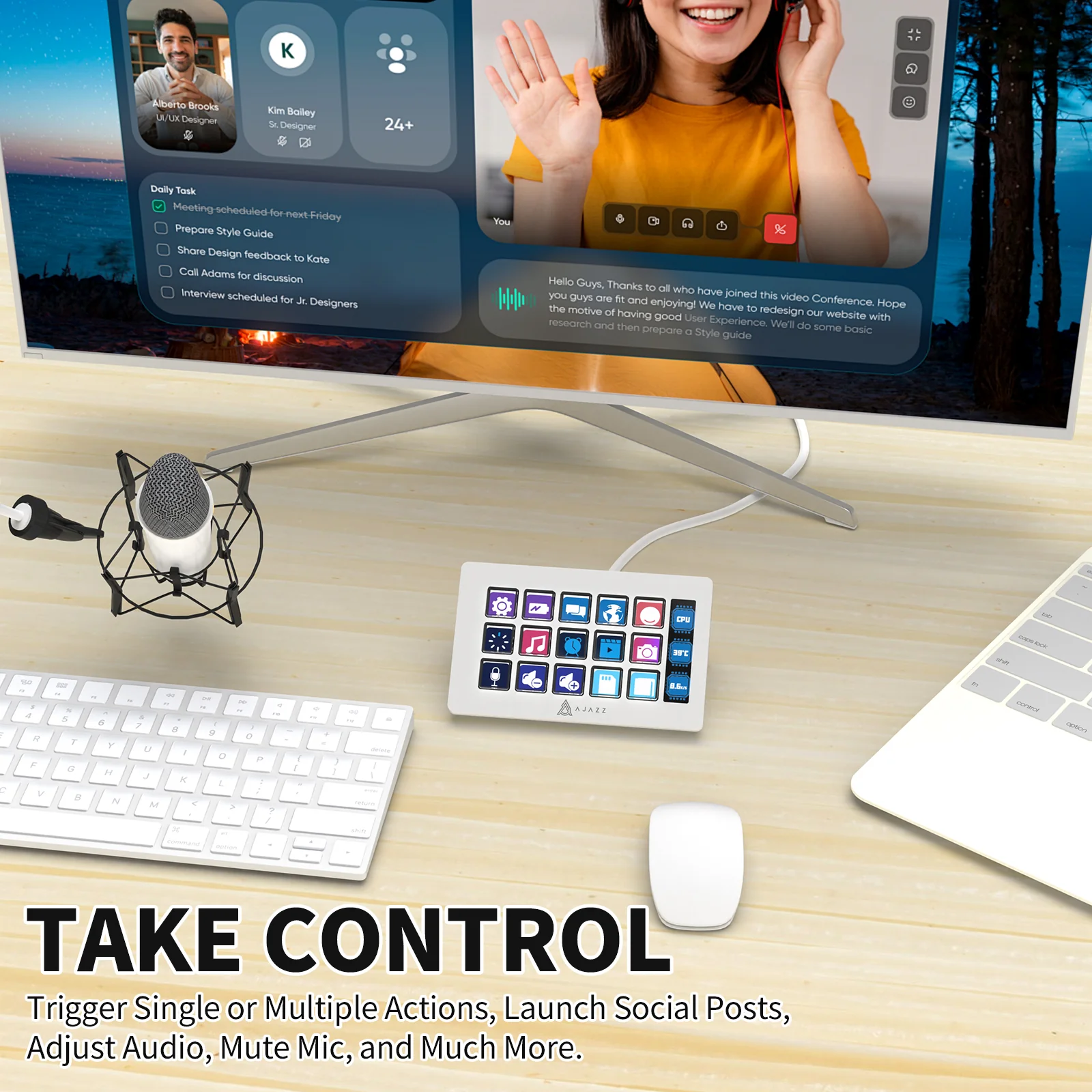 ATTACK SHARK x AJAZZ AKP153 STREAM DECK 6 ATTACK SHARK x AJAZZ AKP153 STREAM DECK