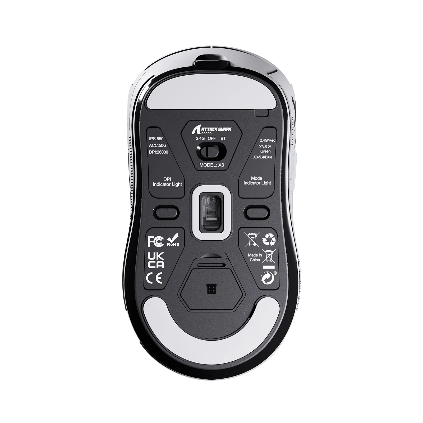 ATTACK SHARK X3 Wireless Gaming Mouse PAW3395 Superlight 35 ATTACK SHARK X3 Wireless Gaming Mouse PAW3395 Superlight