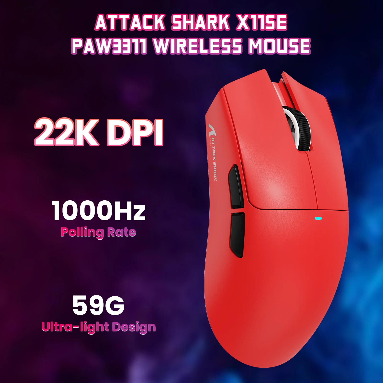 ATTACK SHARK X11SE Wireless Gaming Mouse 18 ATTACK SHARK X11SE Wireless Gaming Mouse