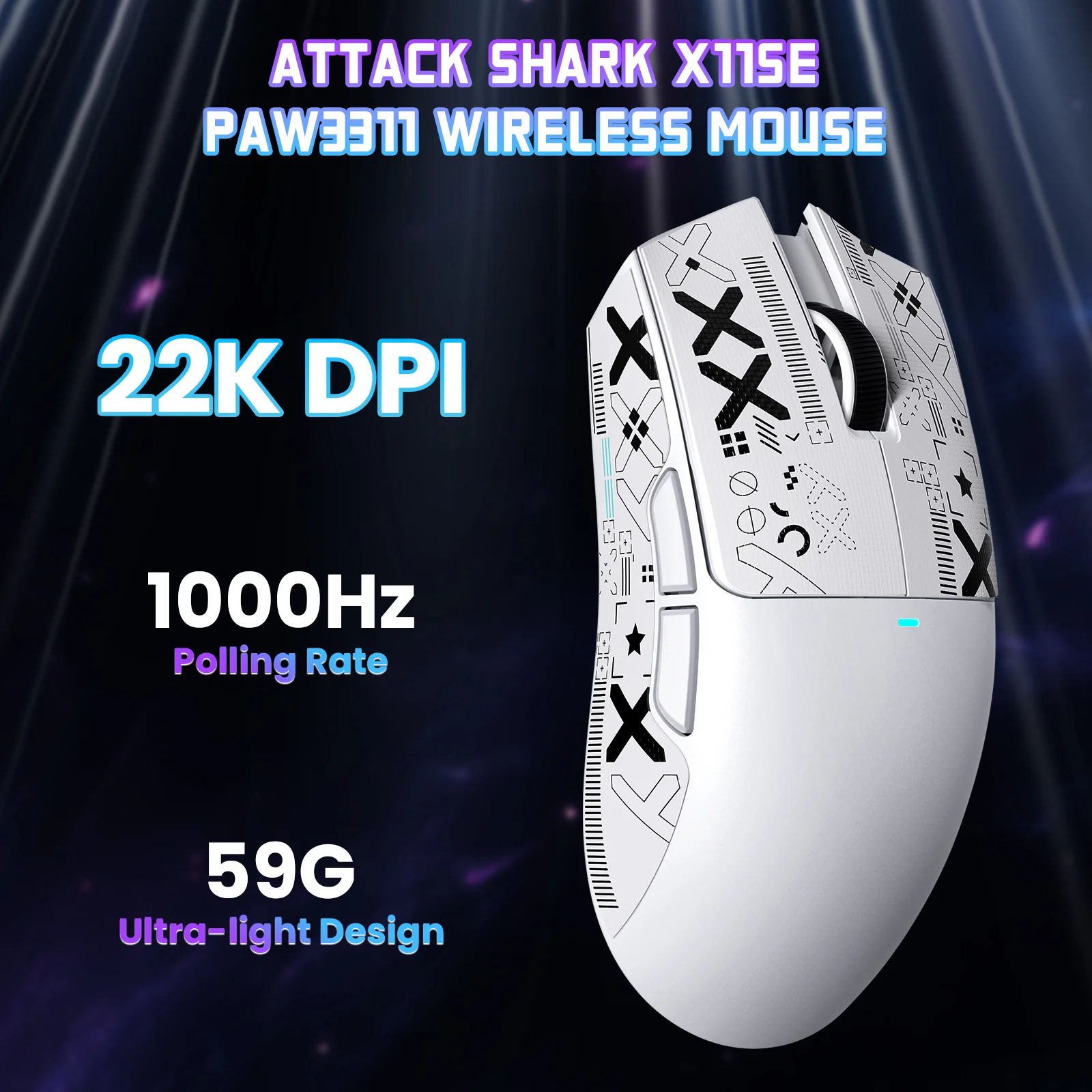 ATTACK SHARK X11SE Wireless Gaming Mouse 34 ATTACK SHARK X11SE Wireless Gaming Mouse