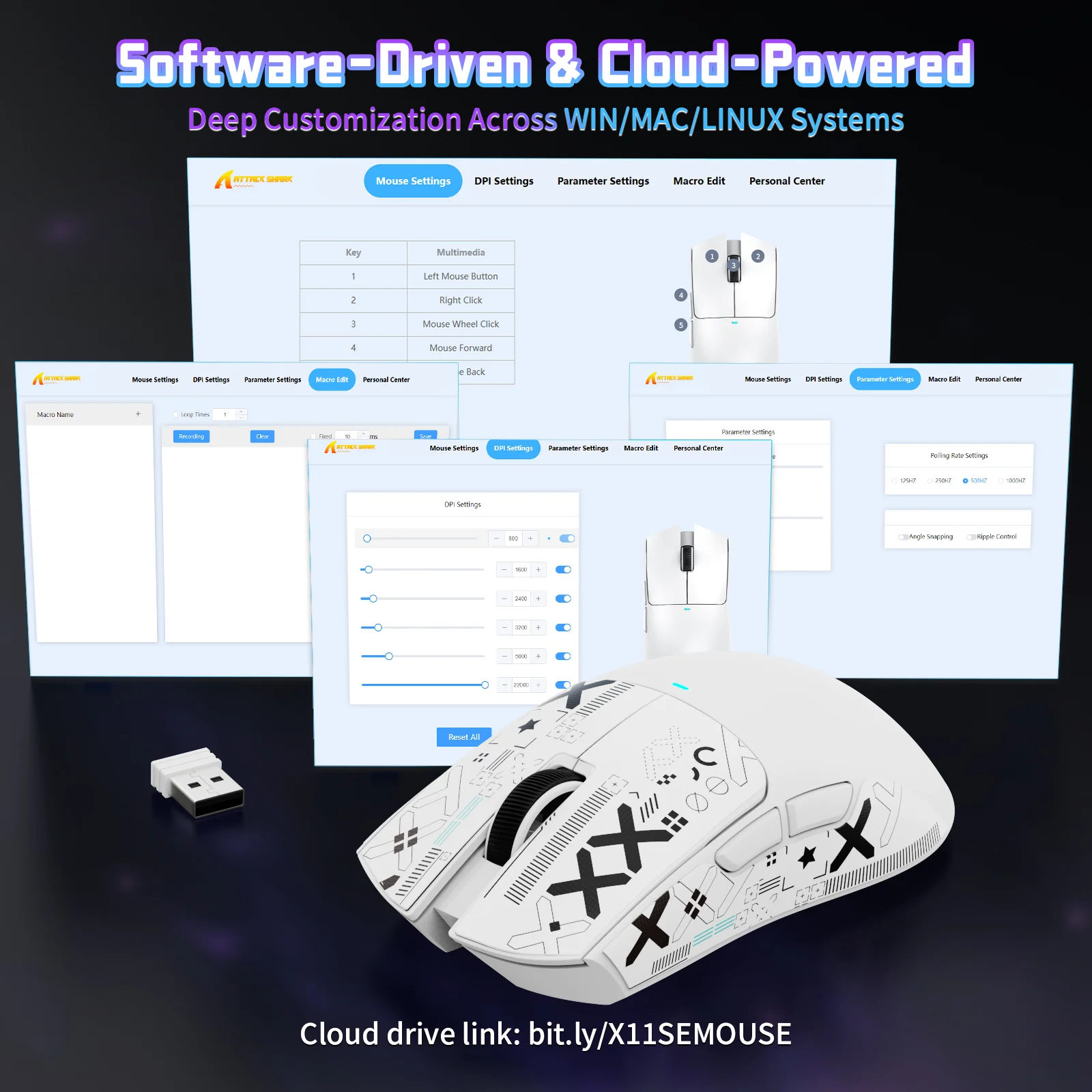 ATTACK SHARK X11SE Wireless Gaming Mouse 36 ATTACK SHARK X11SE Wireless Gaming Mouse