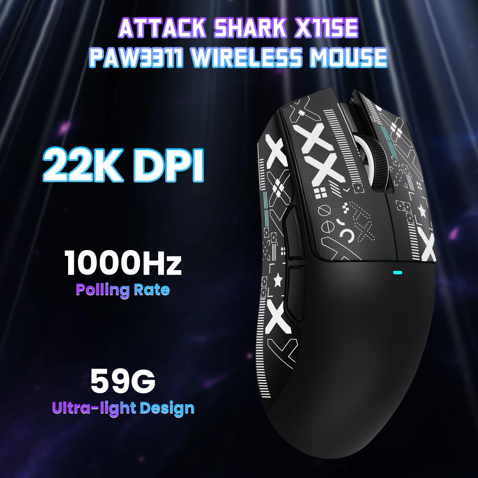 ATTACK SHARK X11SE Wireless Gaming Mouse 41 ATTACK SHARK X11SE Wireless Gaming Mouse