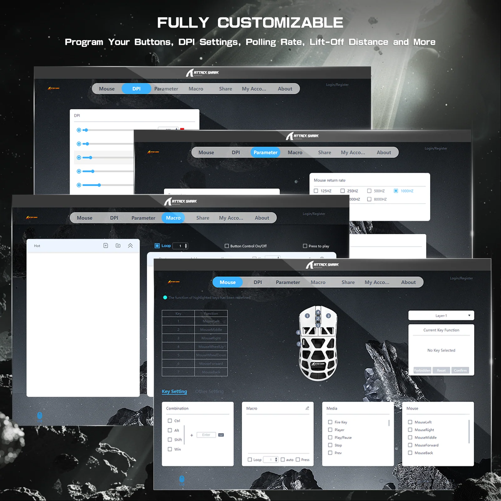 ATTACK SHARK R3 Magnesium Alloy Gaming Mouse 8K 22 ATTACK SHARK R3 Magnesium Alloy Gaming Mouse 8K