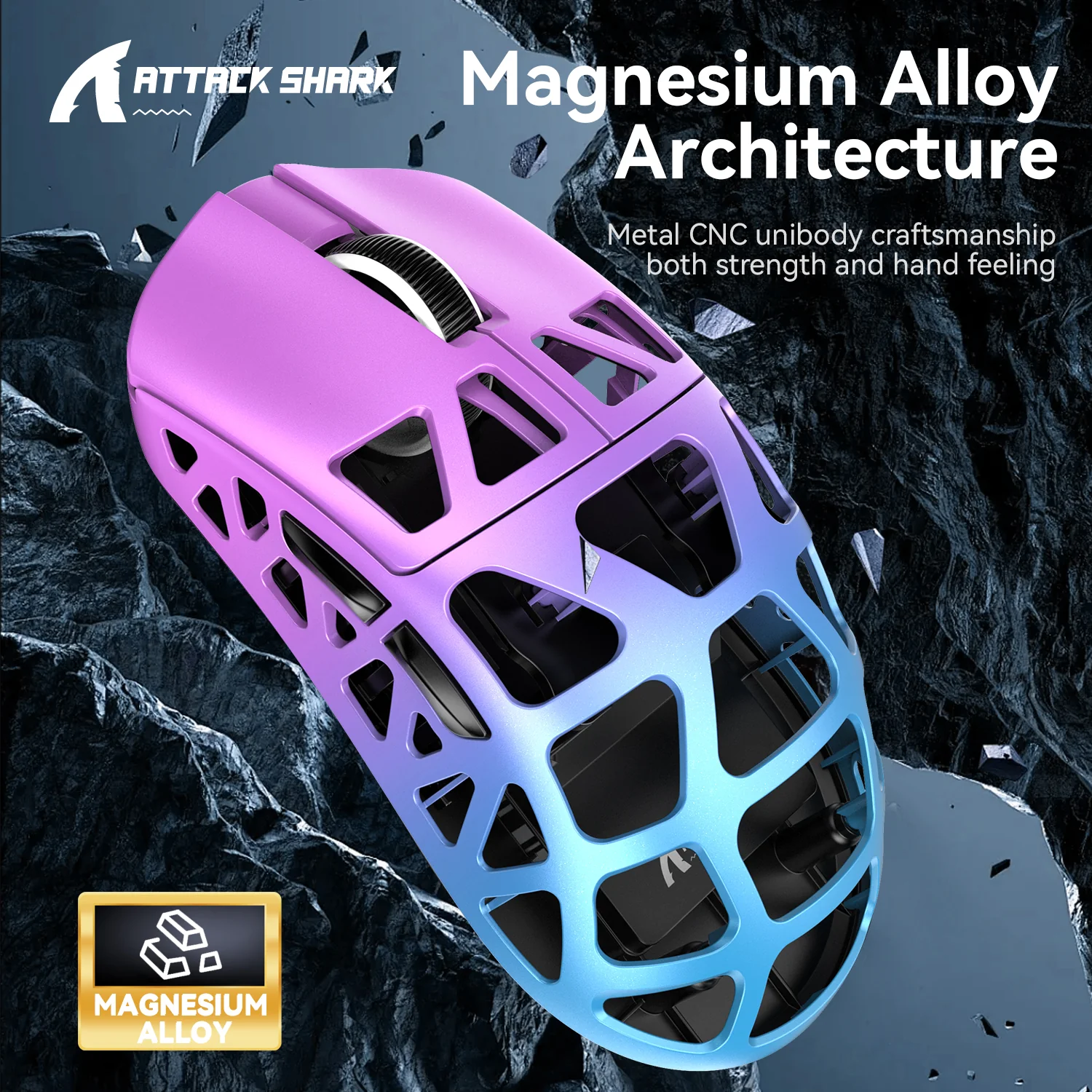 ATTACK SHARK R3 Magnesium Alloy Gaming Mouse 8K 6 ATTACK SHARK R3 Magnesium Alloy Gaming Mouse 8K