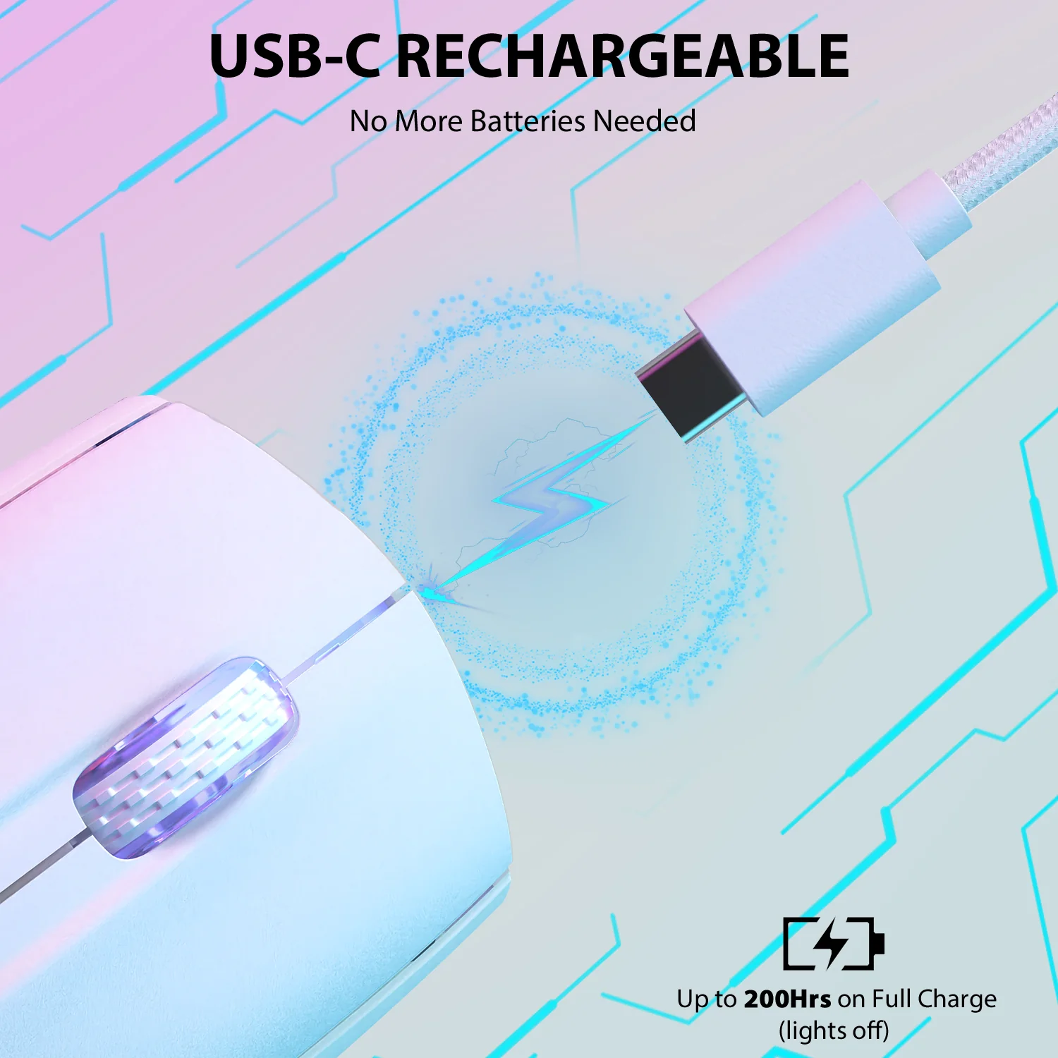 ATTACK SHARK X5 Wireless Gaming Mouse