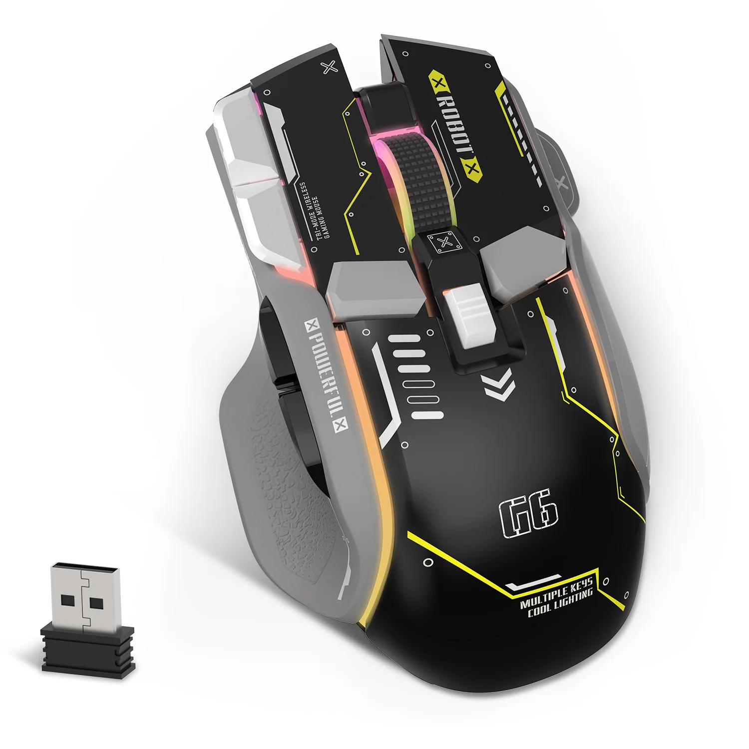 ATTACK SHARK G6 Tri-mode Gaming Mouse 12 ATTACK SHARK G6 Tri-mode Gaming Mouse