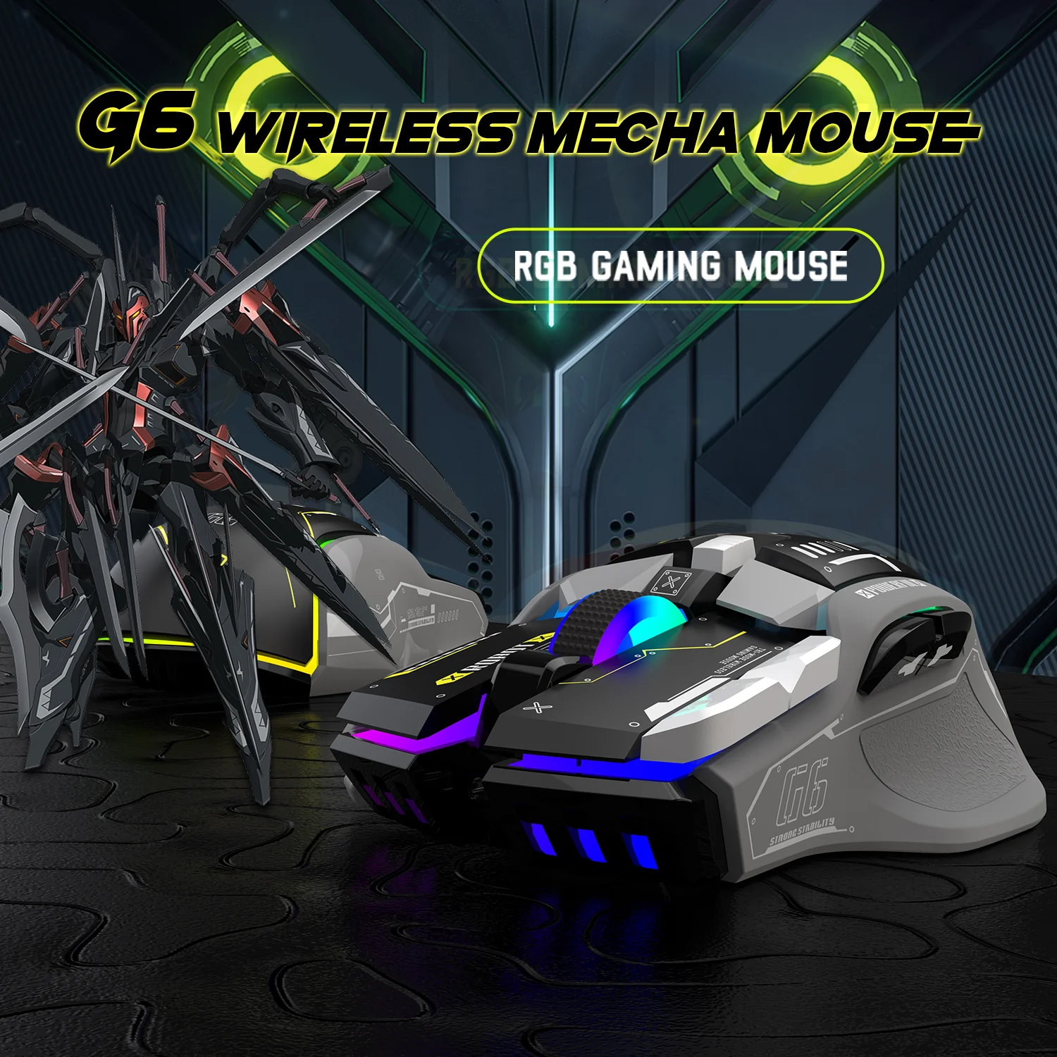 ATTACK SHARK G6 Tri-mode Gaming Mouse 13 ATTACK SHARK G6 Tri-mode Gaming Mouse