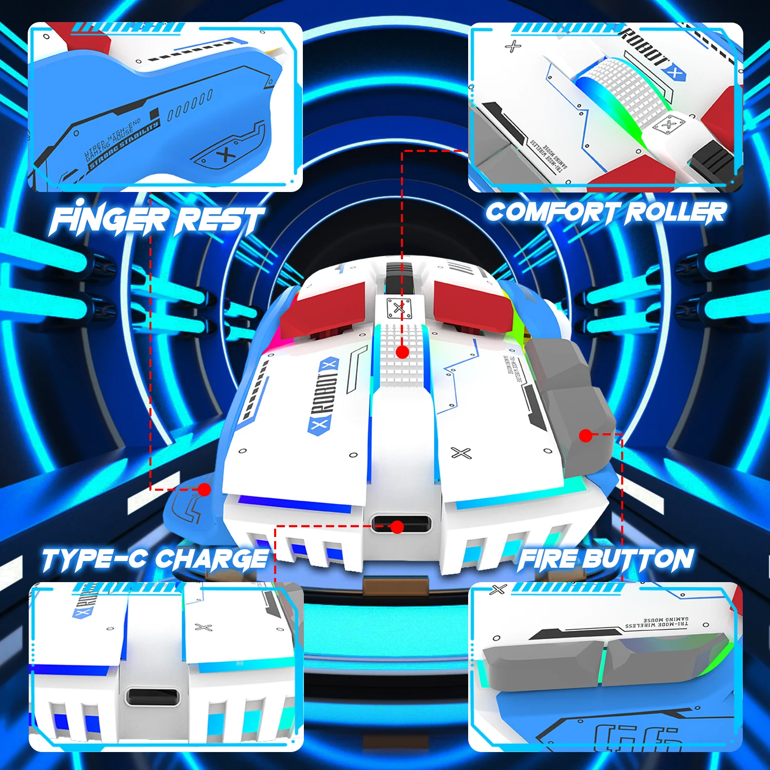 ATTACK SHARK G6 Tri-mode Gaming Mouse 33 ATTACK SHARK G6 Tri-mode Gaming Mouse