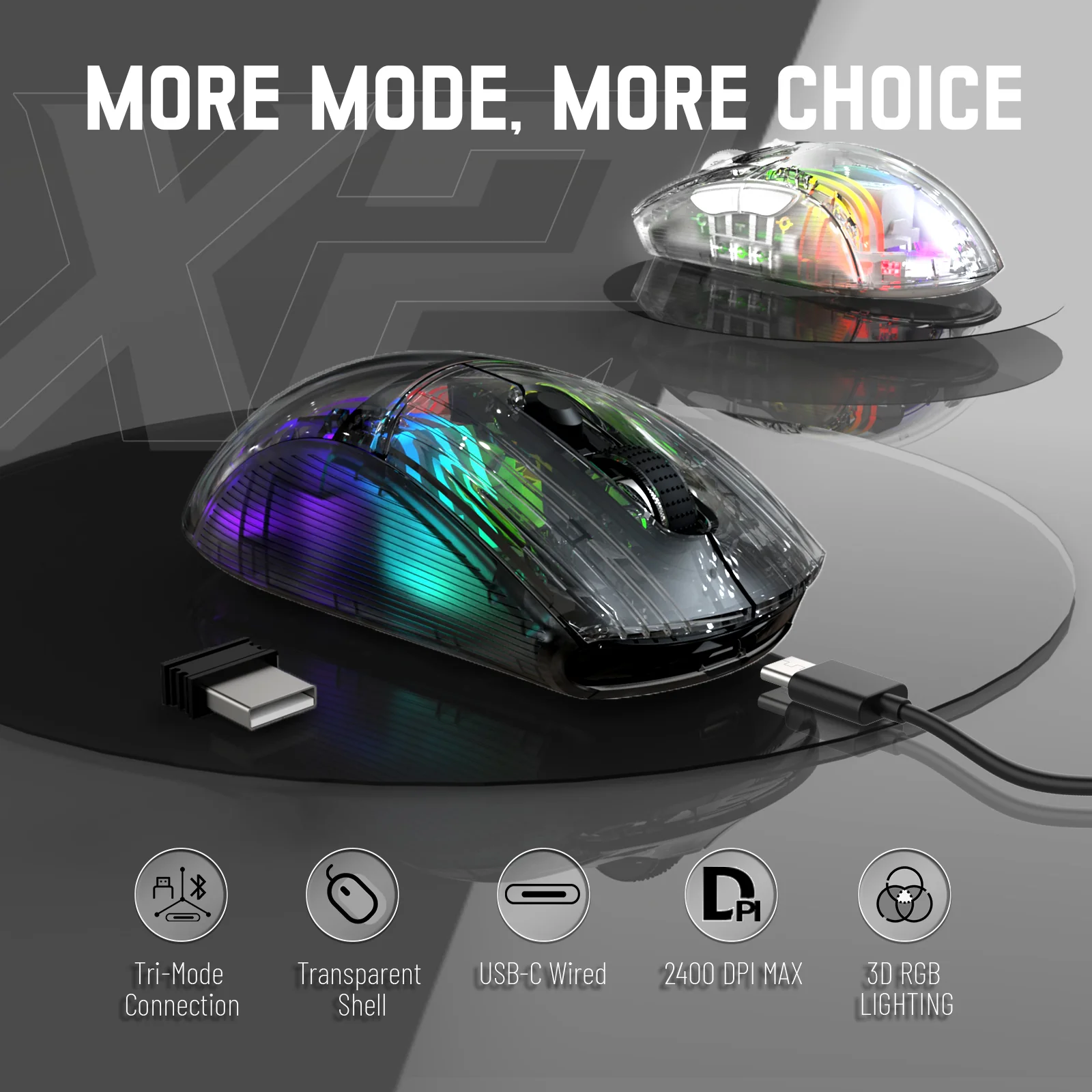 ATTACK SHARK X2 Wireless Gaming Mouse 11 ATTACK SHARK X2 Wireless Gaming Mouse