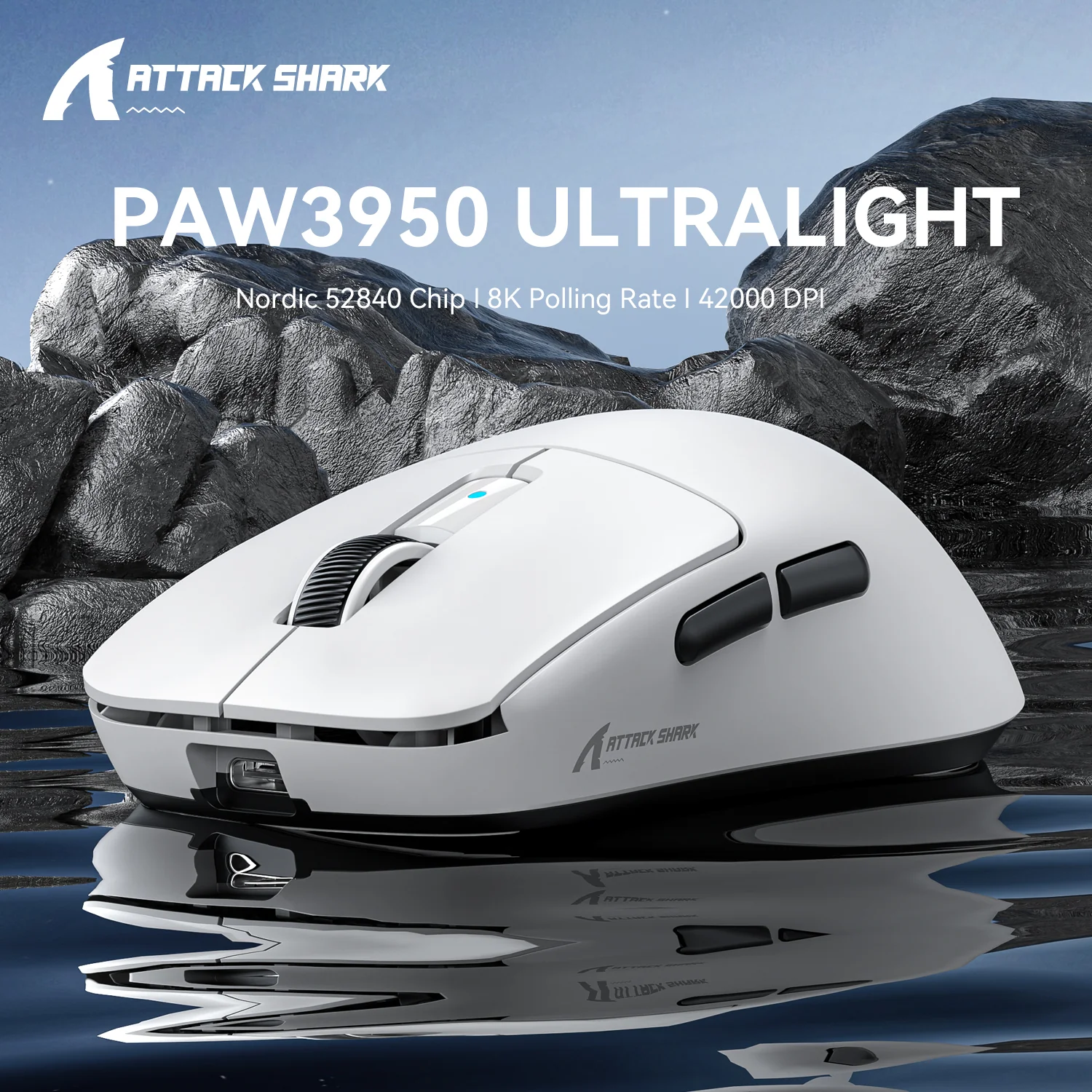 ATTACK SHARK R6 Ultralight 39g Wireless 8K PAW3950MAX Gaming Mouse 8 ATTACK SHARK R6 Ultralight 39g Wireless 8K PAW3950MAX Gaming Mouse