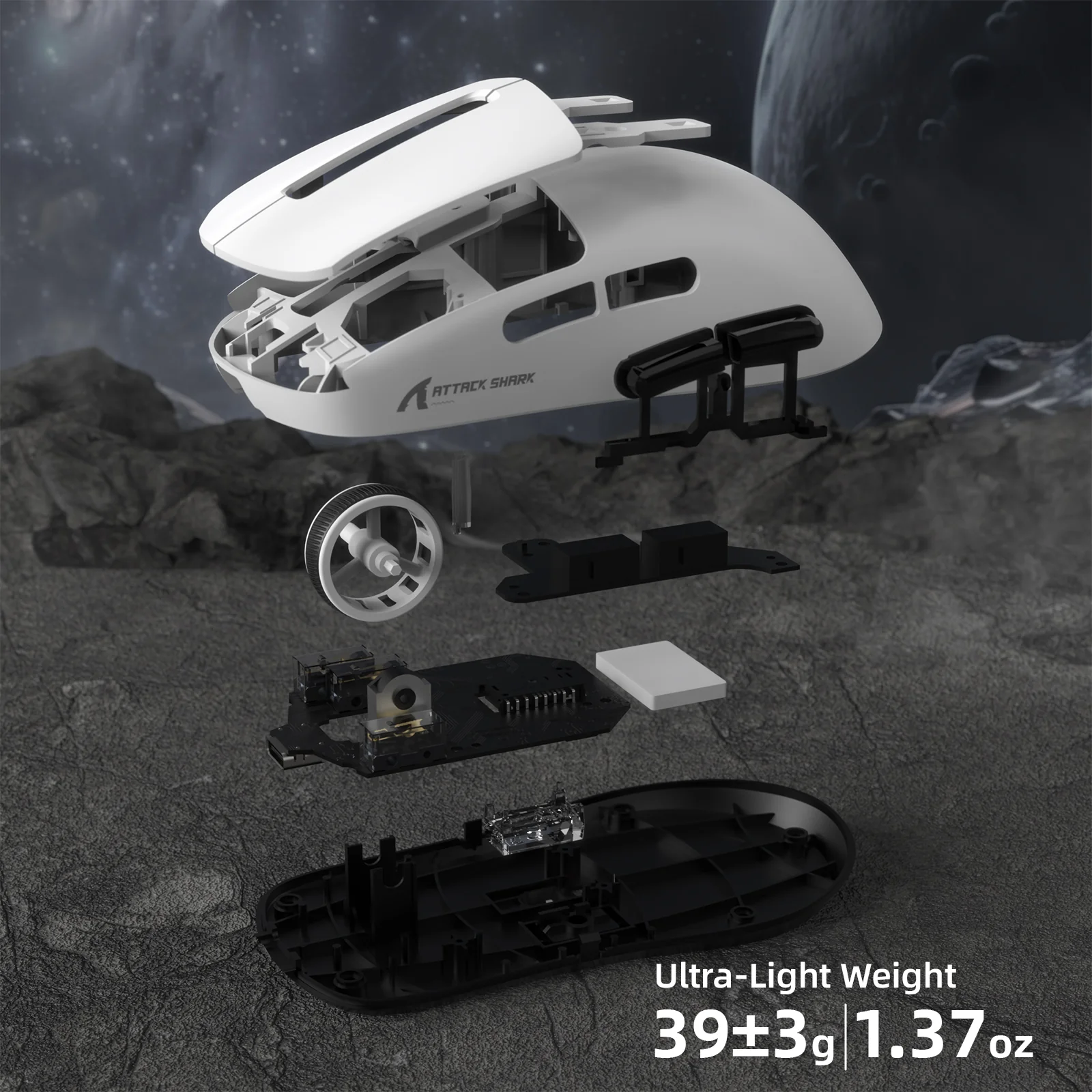 ATTACK SHARK R6PRO LIGHTSPEED Wireless Gaming Mouse 16 ATTACK SHARK R6PRO LIGHTSPEED Wireless Gaming Mouse