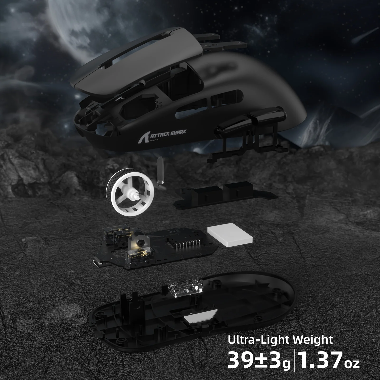 ATTACK SHARK R6PRO LIGHTSPEED Wireless Gaming Mouse 7 ATTACK SHARK R6PRO LIGHTSPEED Wireless Gaming Mouse