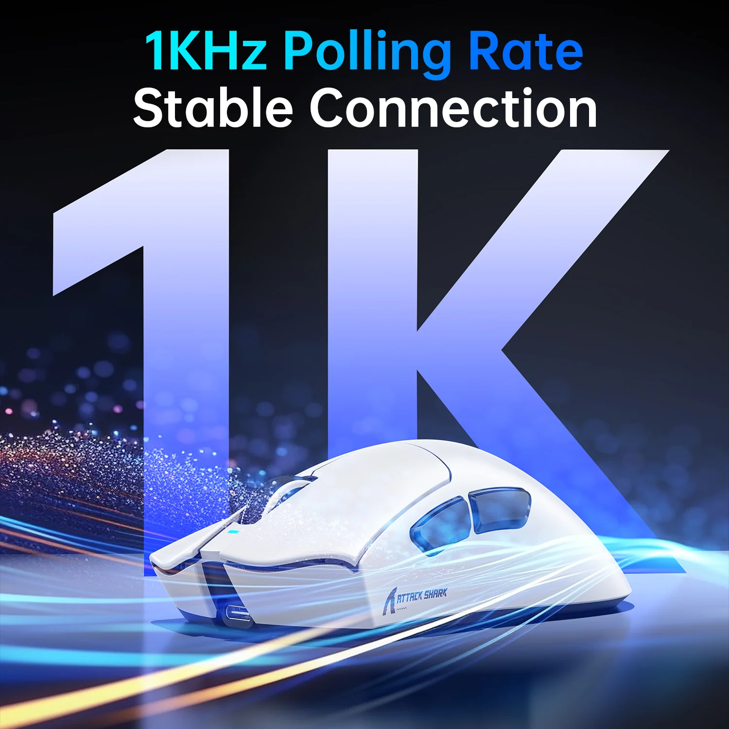 ATTACK SHARK V3PRO Ultra-Light Tri-Mode Gaming Mouse with Charging Dock 11 ATTACK SHARK V3PRO Ultra-Light Tri-Mode Gaming Mouse with Charging Dock