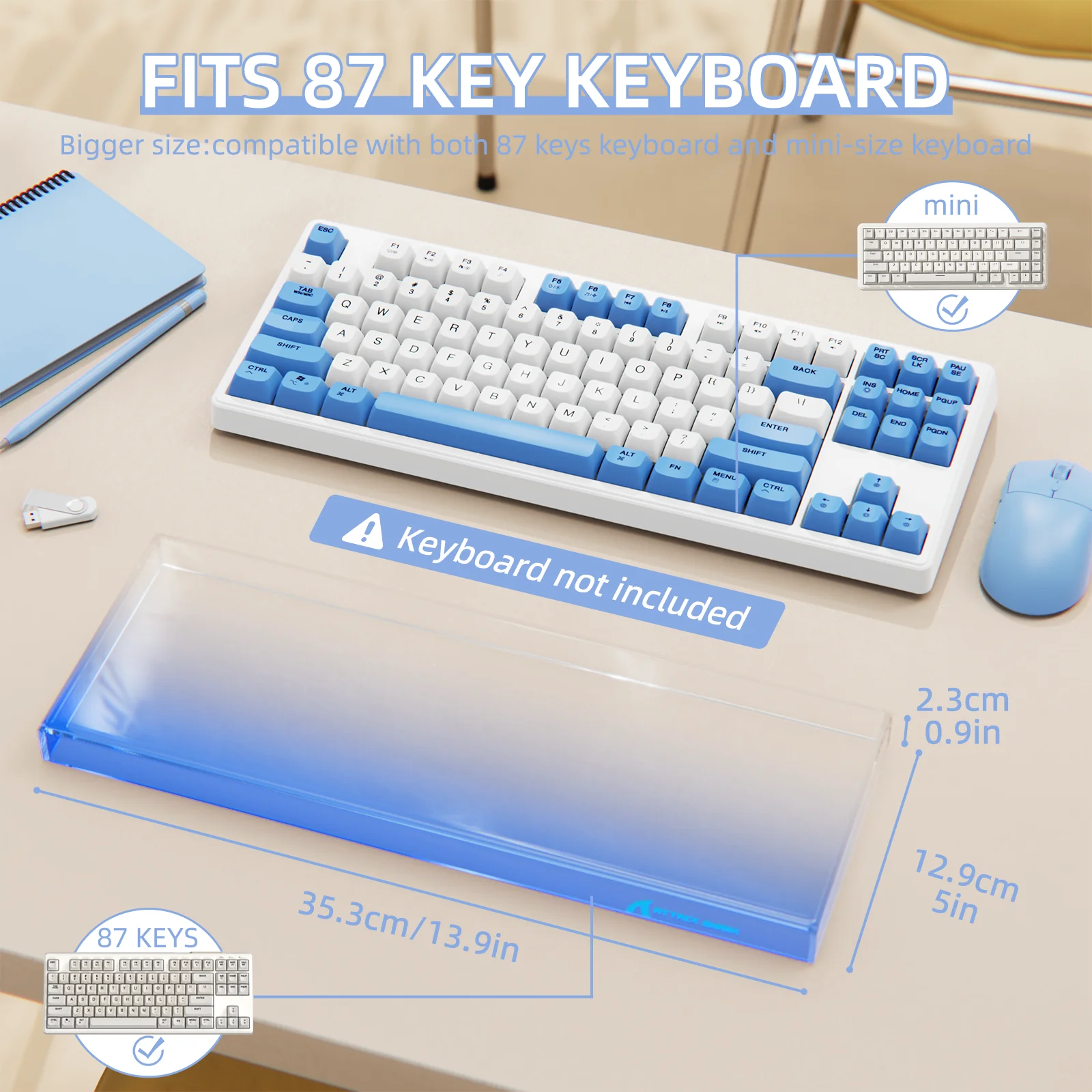 ATTACK SHARK 87 Keys Keyboard Dust Cover 18 ATTACK SHARK 87 Keys Keyboard Dust Cover