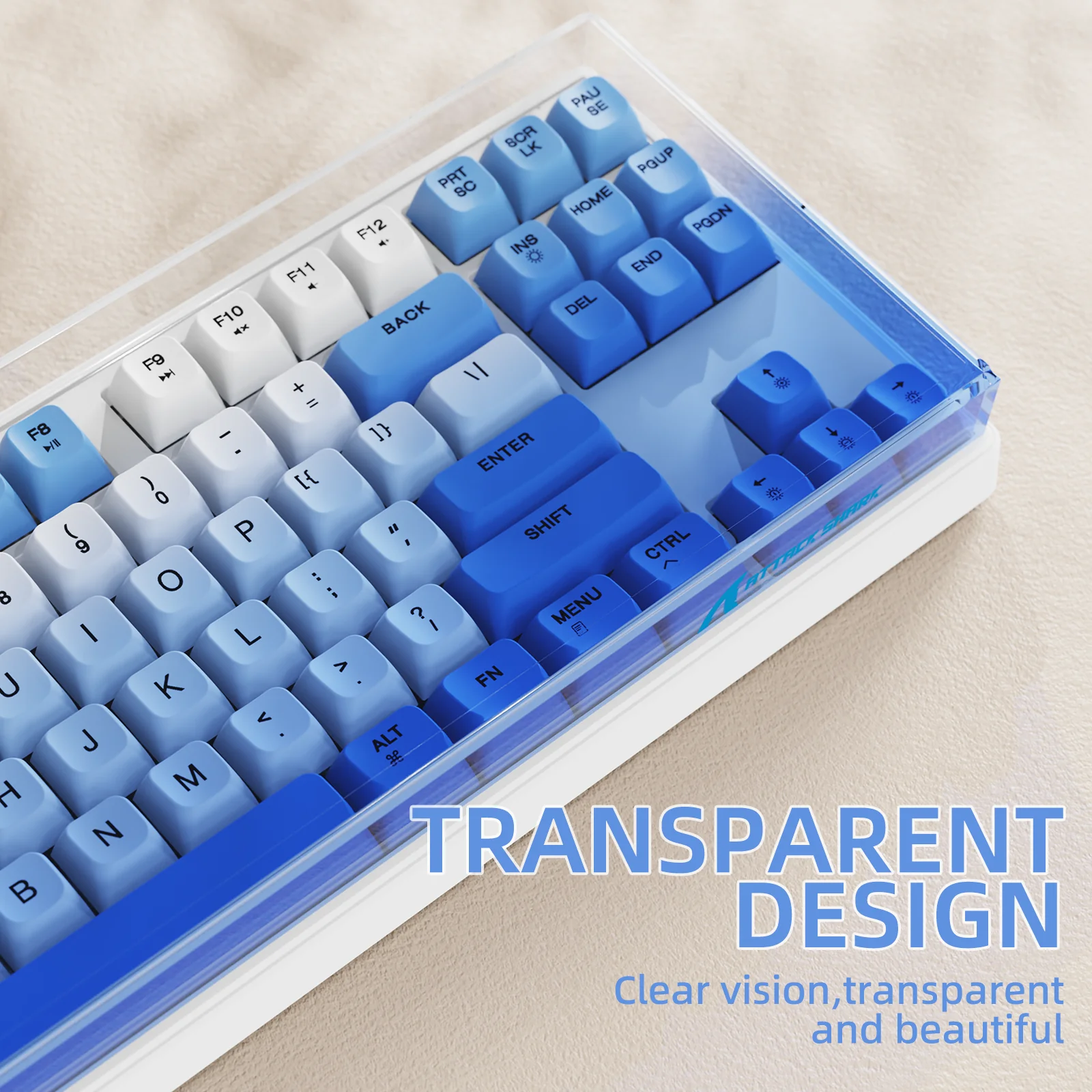 ATTACK SHARK 87 Keys Keyboard Dust Cover 21 ATTACK SHARK 87 Keys Keyboard Dust Cover