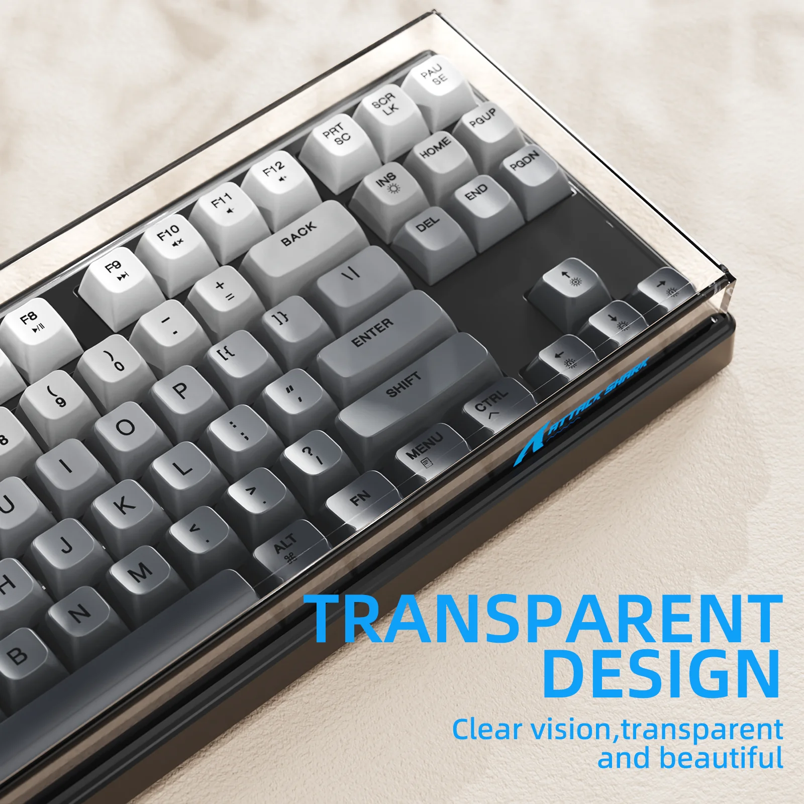 ATTACK SHARK 87 Keys Keyboard Dust Cover 7 ATTACK SHARK 87 Keys Keyboard Dust Cover