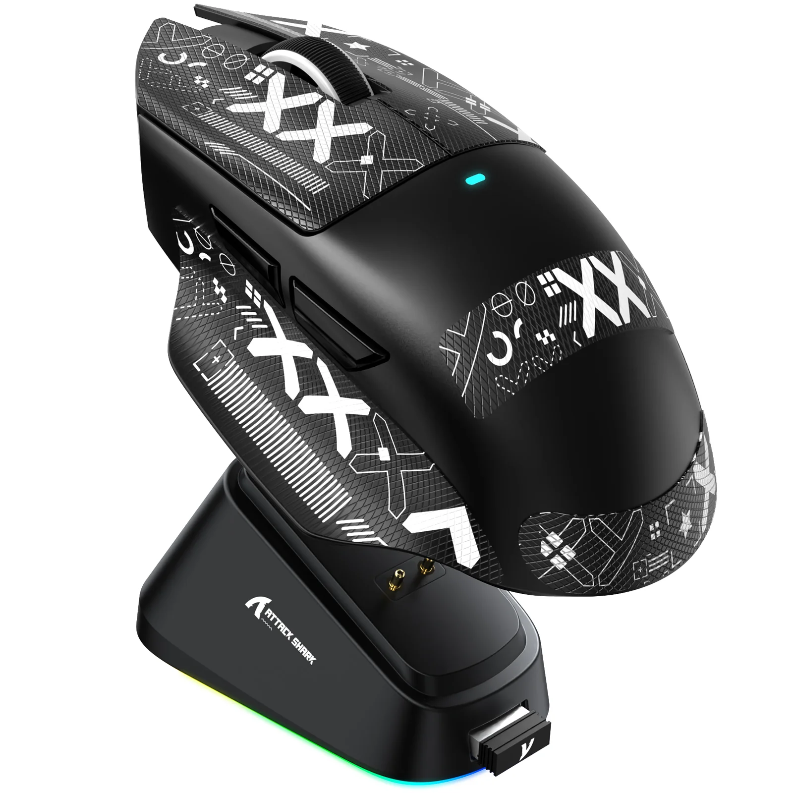 ATTACK SHARK V6 Ultra-Light Tri-Mode Gaming Mouse 17 ATTACK SHARK V6 Ultra-Light Tri-Mode Gaming Mouse