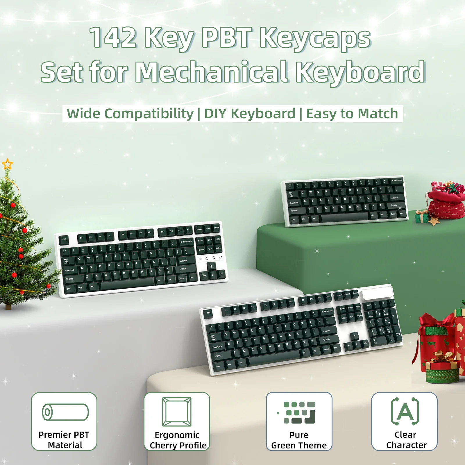 ATTACK SHARK PBT Keycaps Full Keycap Set 15 ATTACK SHARK PBT Keycaps Full Keycap Set
