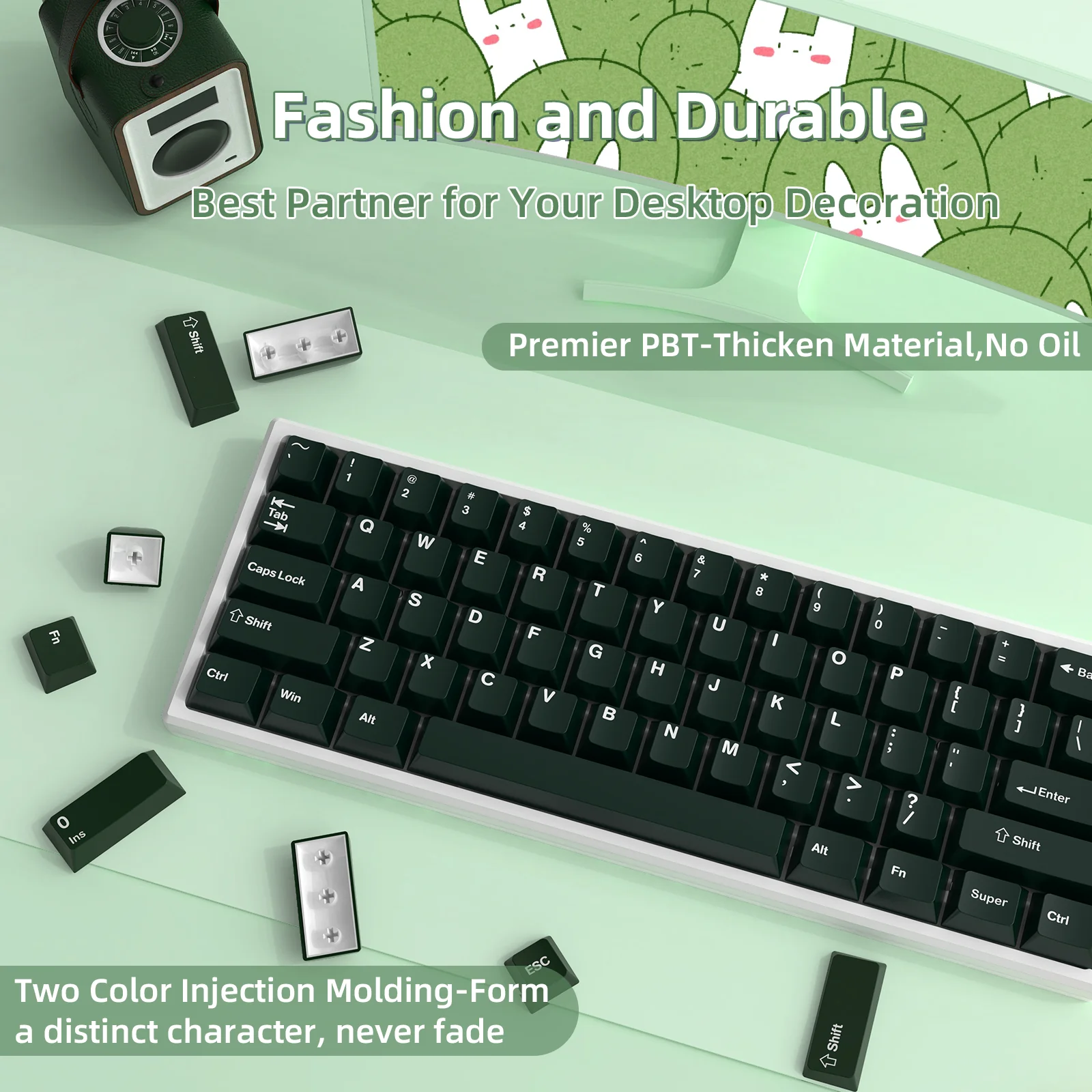 ATTACK SHARK PBT Keycaps Full Keycap Set 17 ATTACK SHARK PBT Keycaps Full Keycap Set