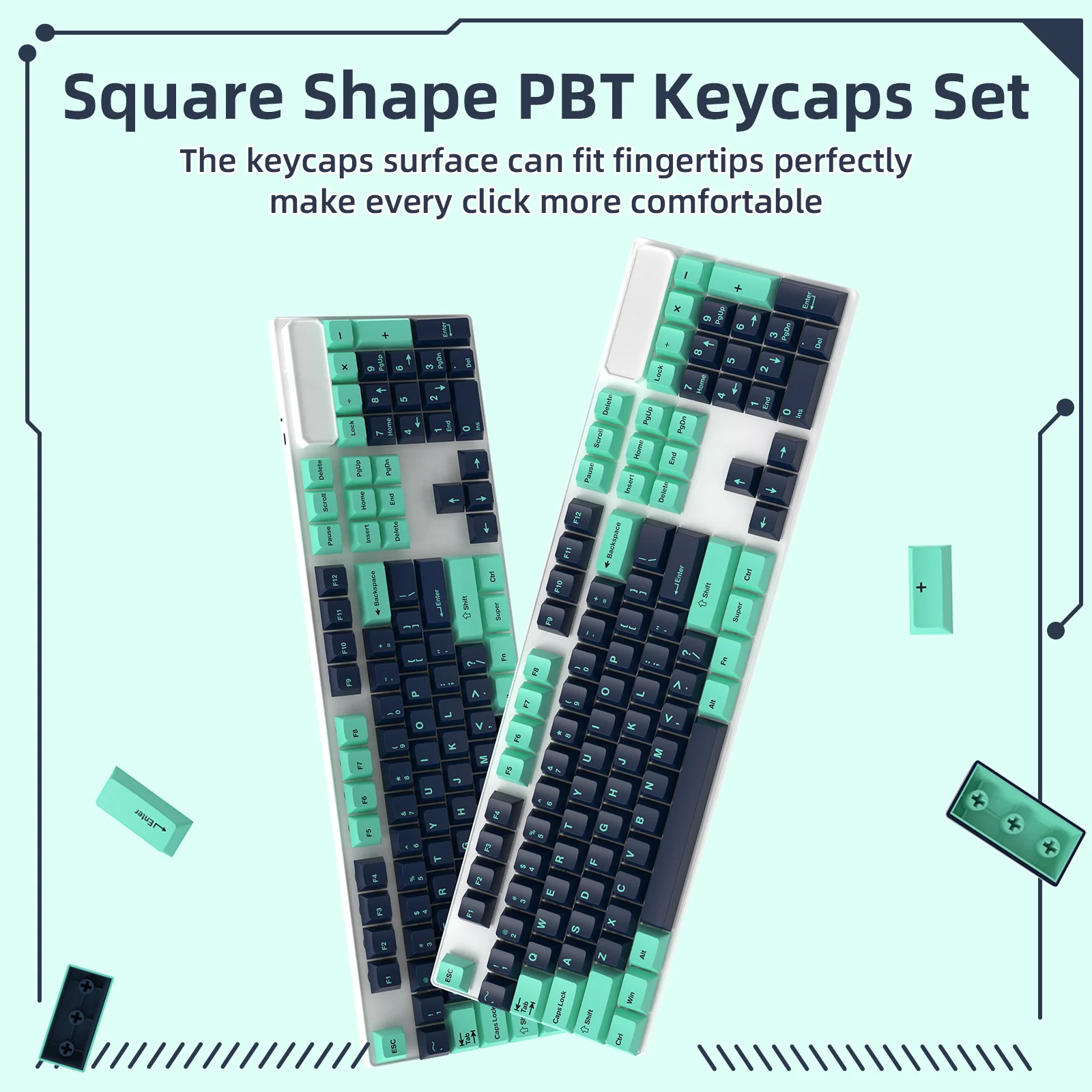 ATTACK SHARK PBT Keycaps Full Keycap Set 26 ATTACK SHARK PBT Keycaps Full Keycap Set