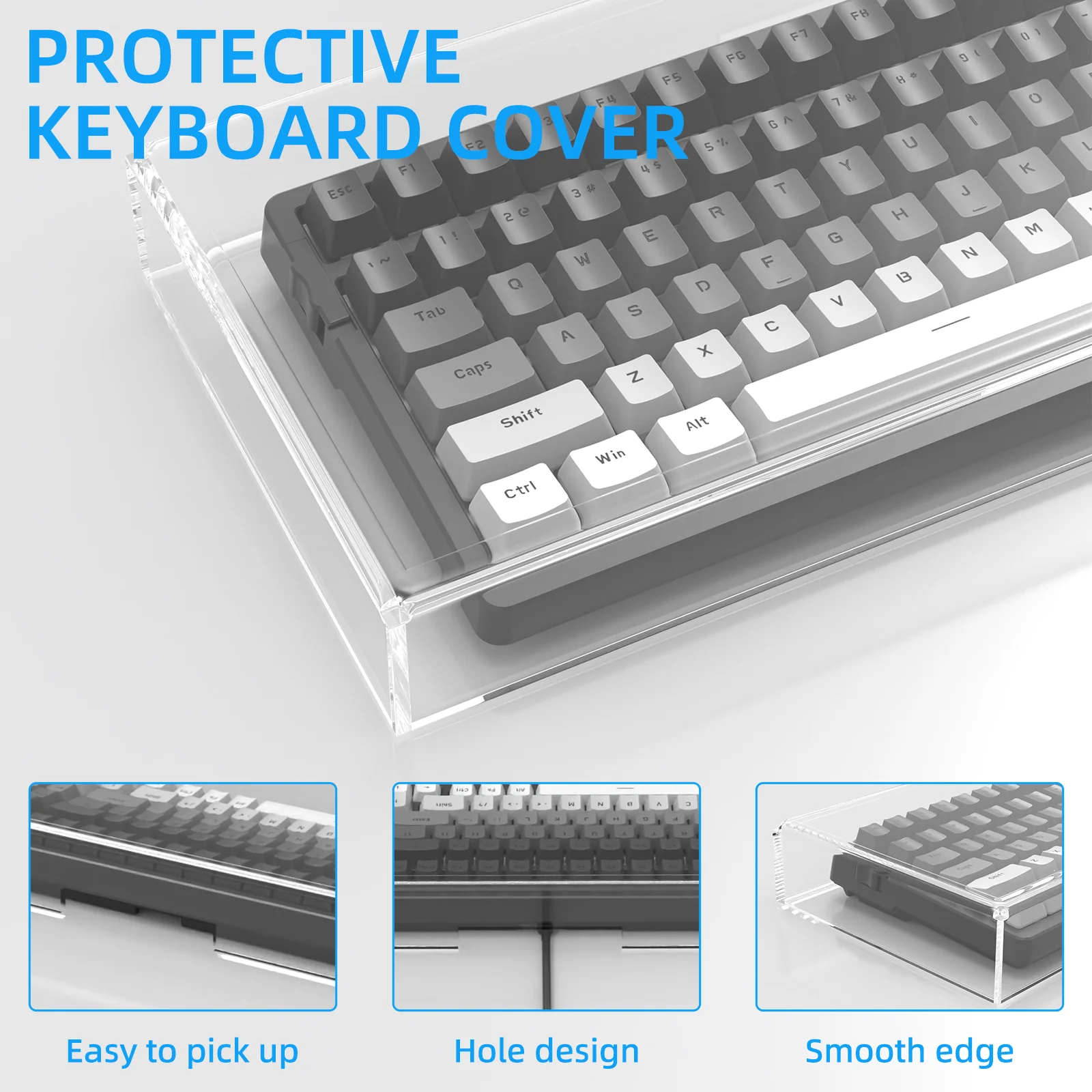ATTACK SHARK 98 Keys Keyboard Dust Cover 5 ATTACK SHARK 98 Keys Keyboard Dust Cover