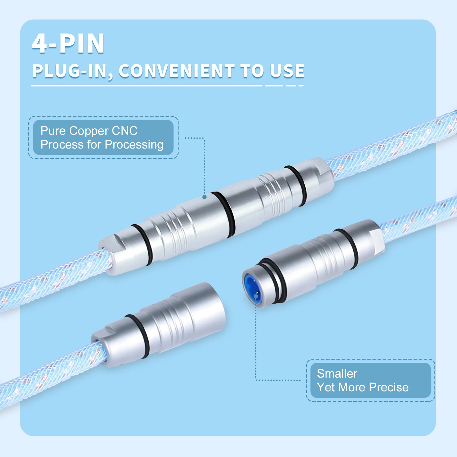ATTACK SHARK C05 Coiled Cable 16 ATTACK SHARK C05 Coiled Cable