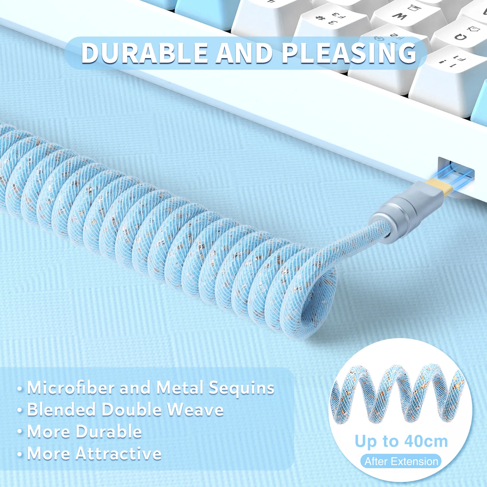 ATTACK SHARK C05 Coiled Cable 17 ATTACK SHARK C05 Coiled Cable