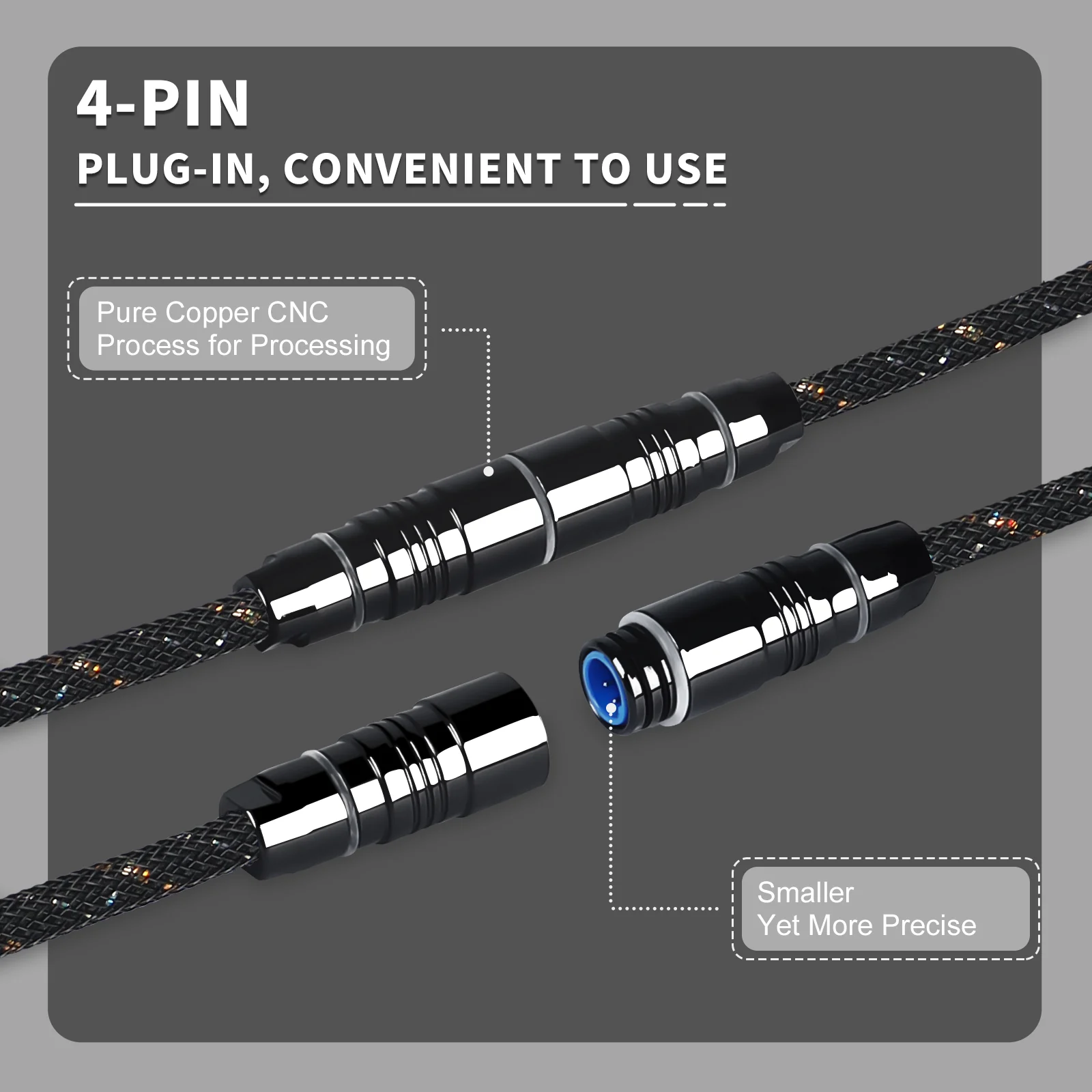 ATTACK SHARK C05 Coiled Cable 8 ATTACK SHARK C05 Coiled Cable