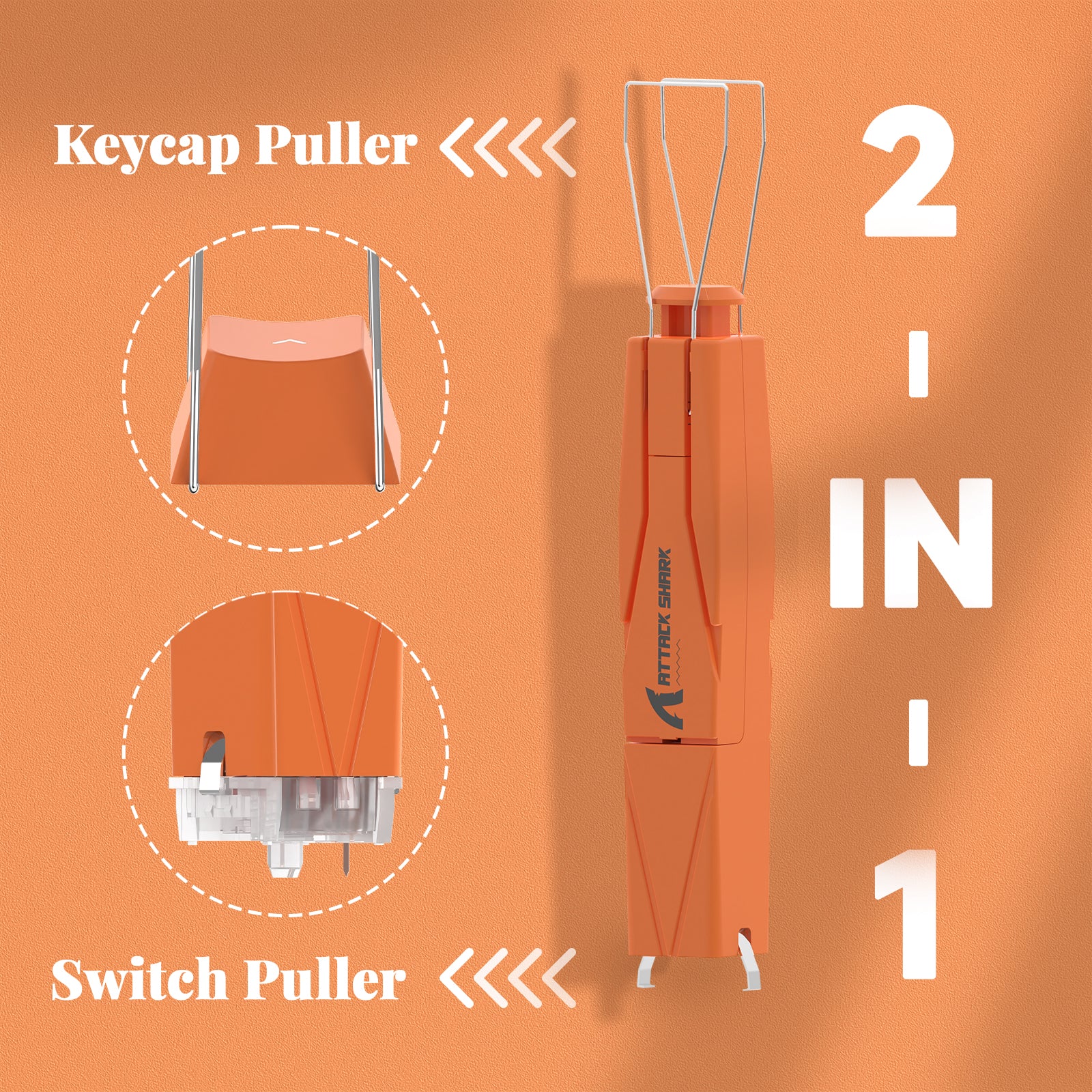 ATTACK SHARK KS01 KEYCAP & SWITCH PULLER 11 ATTACK SHARK KS01 KEYCAP & SWITCH PULLER