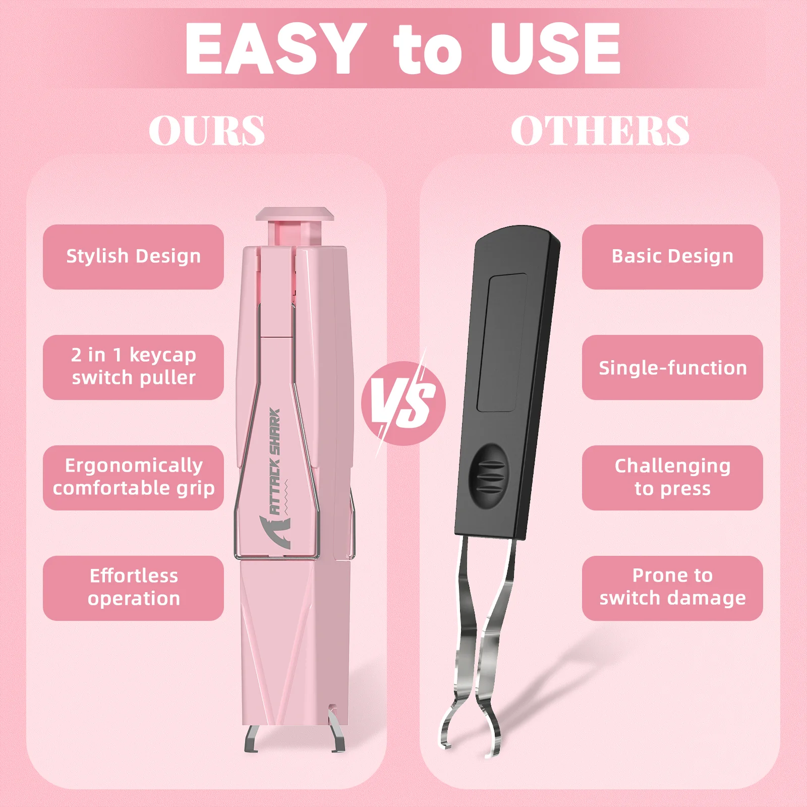 ATTACK SHARK KS01 KEYCAP & SWITCH PULLER 23 ATTACK SHARK KS01 KEYCAP & SWITCH PULLER