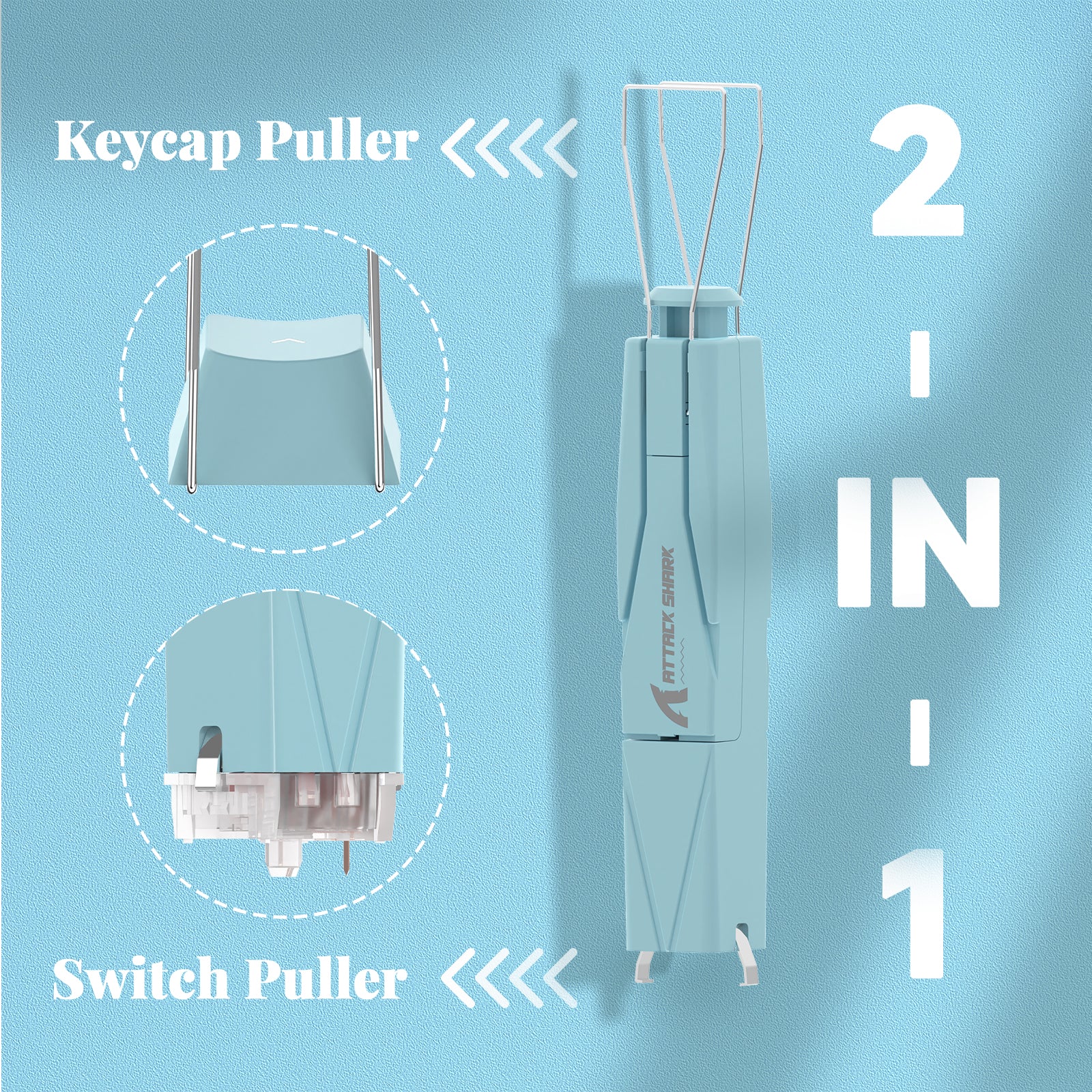 ATTACK SHARK KS01 KEYCAP & SWITCH PULLER 38 ATTACK SHARK KS01 KEYCAP & SWITCH PULLER