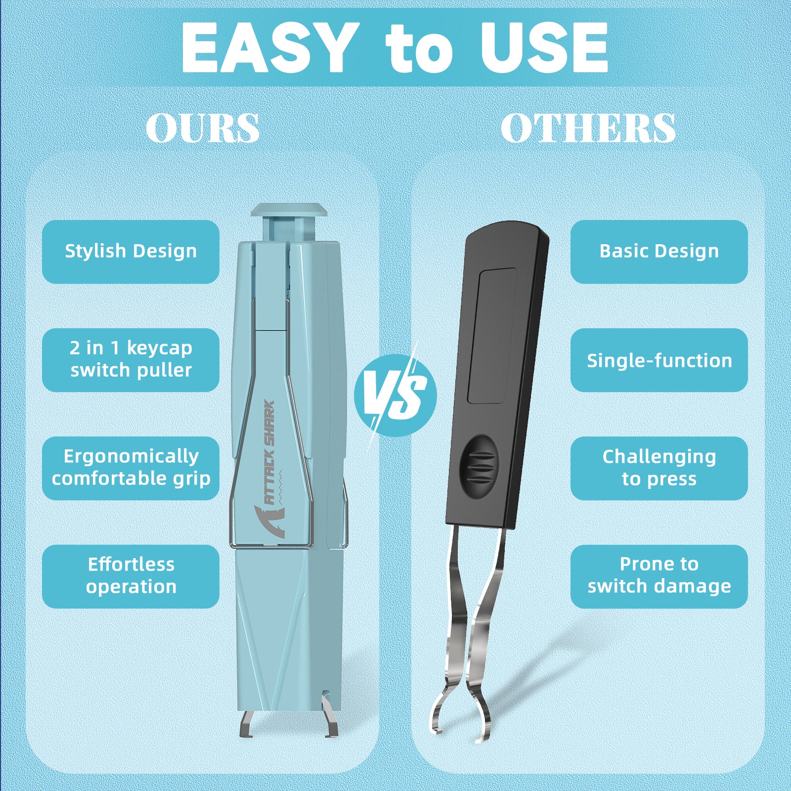 ATTACK SHARK KS01 KEYCAP & SWITCH PULLER 41 ATTACK SHARK KS01 KEYCAP & SWITCH PULLER