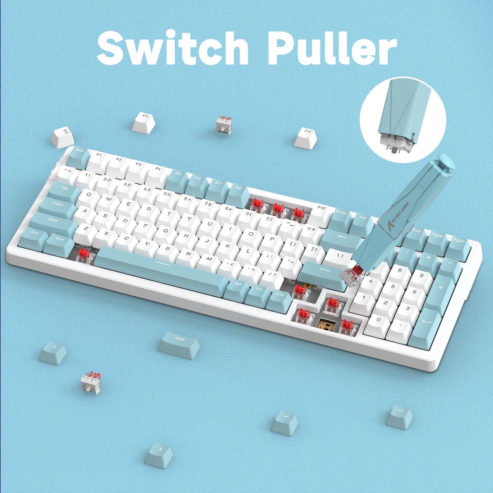 ATTACK SHARK KS01 KEYCAP & SWITCH PULLER 43 ATTACK SHARK KS01 KEYCAP & SWITCH PULLER