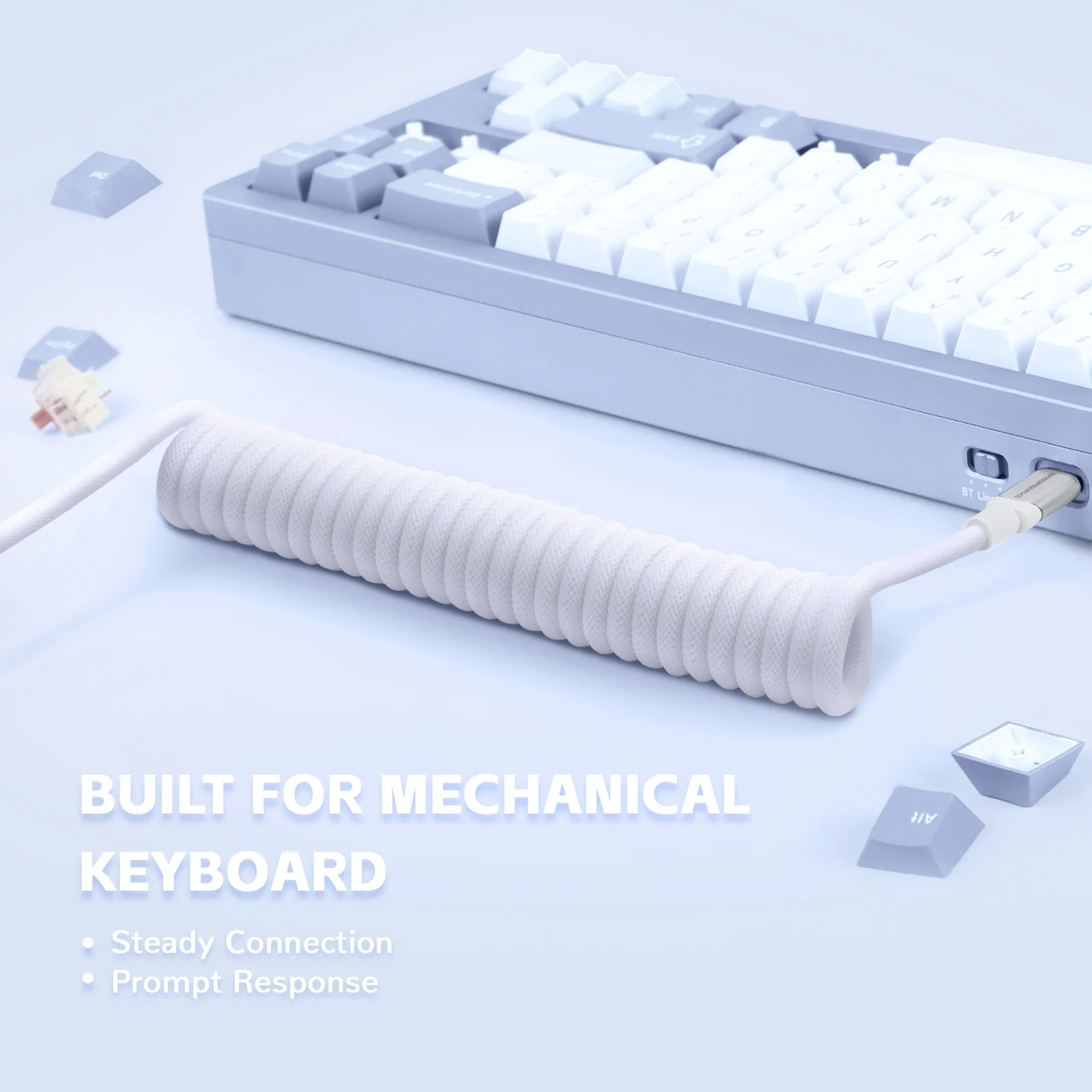 ATTACK SHARK C01PRO COILED CABLE 16 ATTACK SHARK C01PRO COILED CABLE