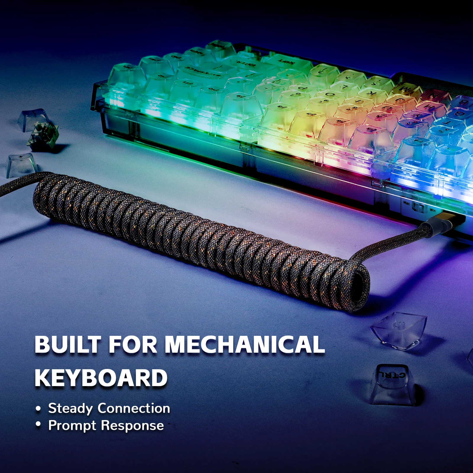 ATTACK SHARK C03 COILED CABLE 23 ATTACK SHARK C03 COILED CABLE
