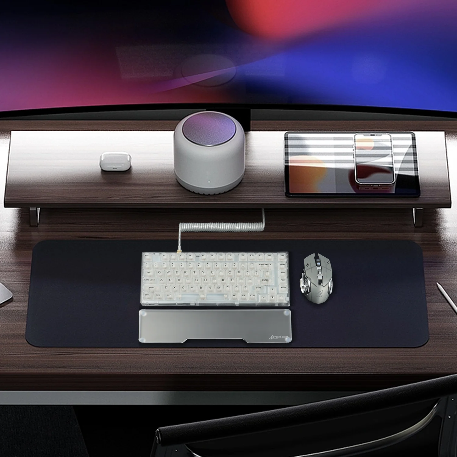 ATTACK SHARK ACRYLIC WRIST REST 13 ATTACK SHARK ACRYLIC WRIST REST