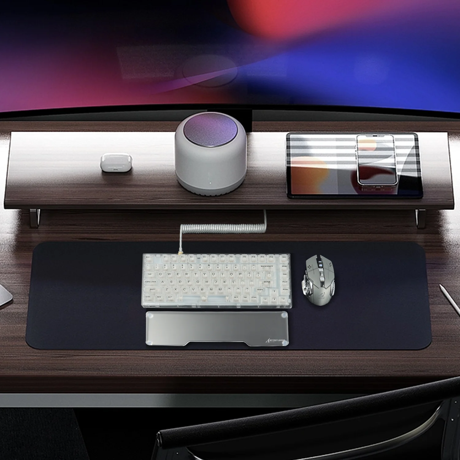 ATTACK SHARK ACRYLIC WRIST REST 6 ATTACK SHARK ACRYLIC WRIST REST