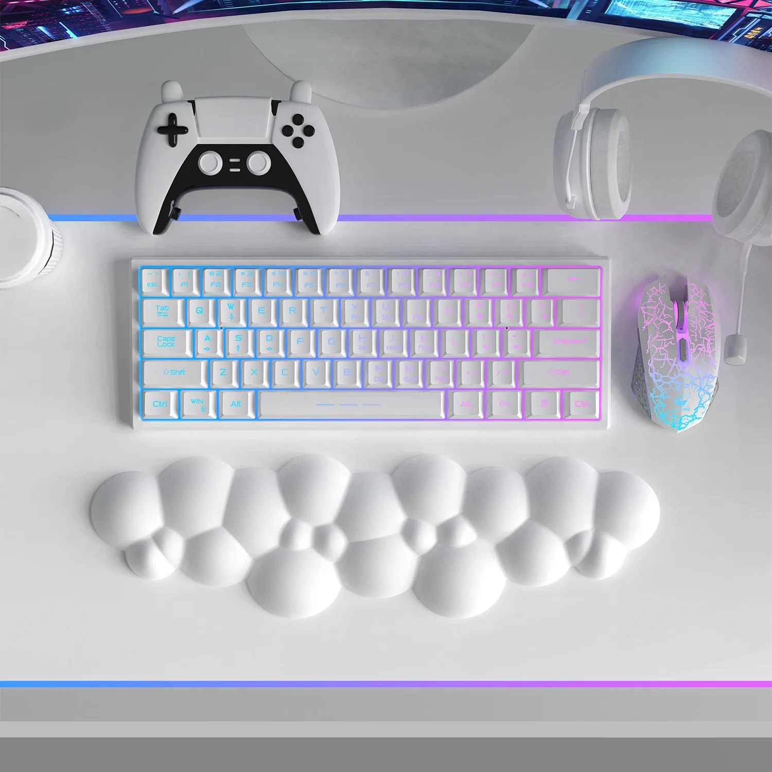 ATTACK SHARK Cloud Keyboard Wrist Rest 10 ATTACK SHARK Cloud Keyboard Wrist Rest