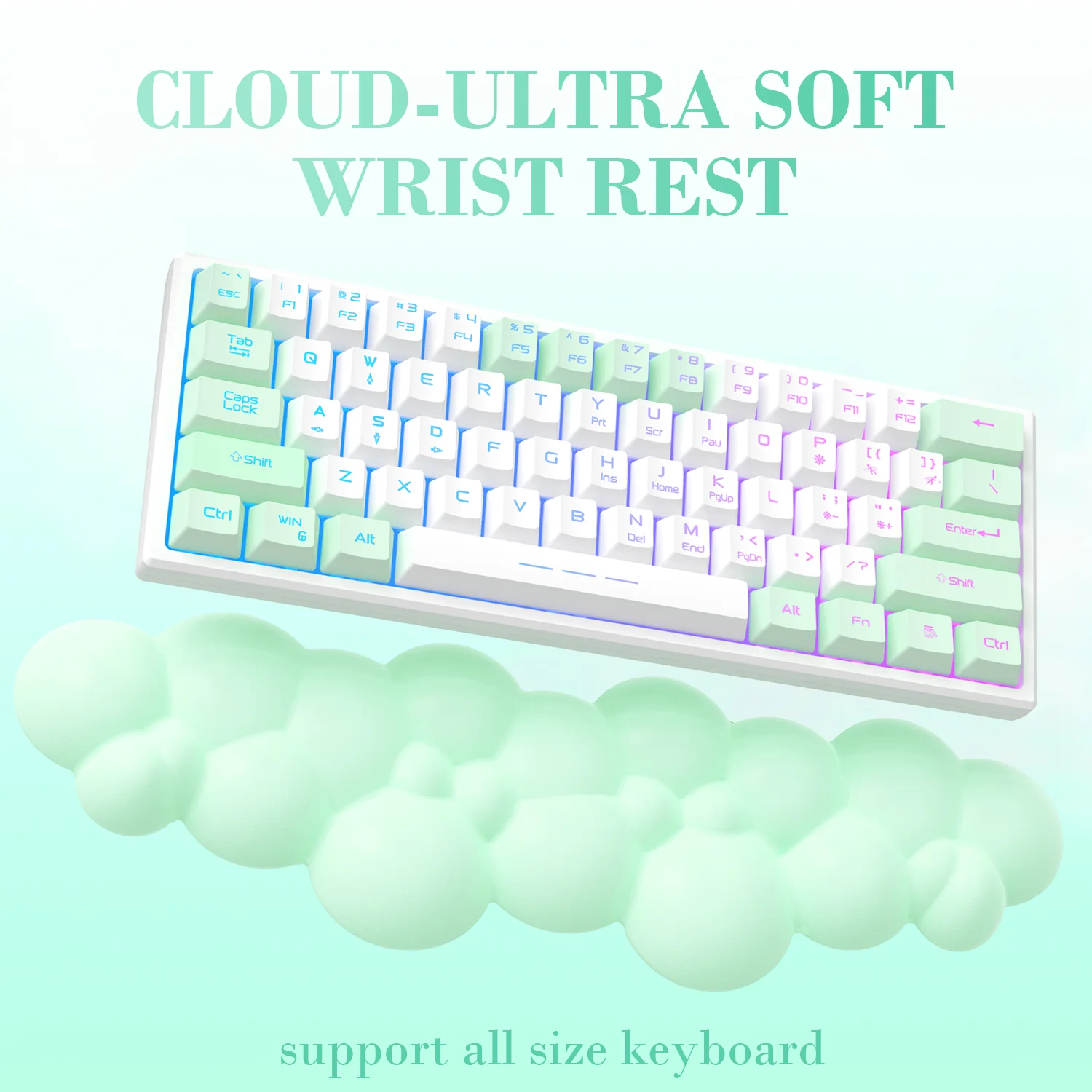 ATTACK SHARK Cloud Keyboard Wrist Rest 100 ATTACK SHARK Cloud Keyboard Wrist Rest