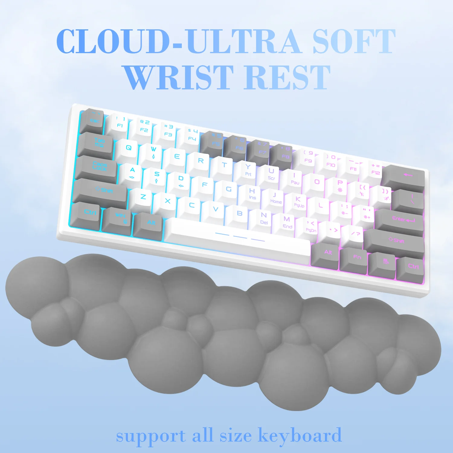 ATTACK SHARK Cloud Keyboard Wrist Rest 23 ATTACK SHARK Cloud Keyboard Wrist Rest