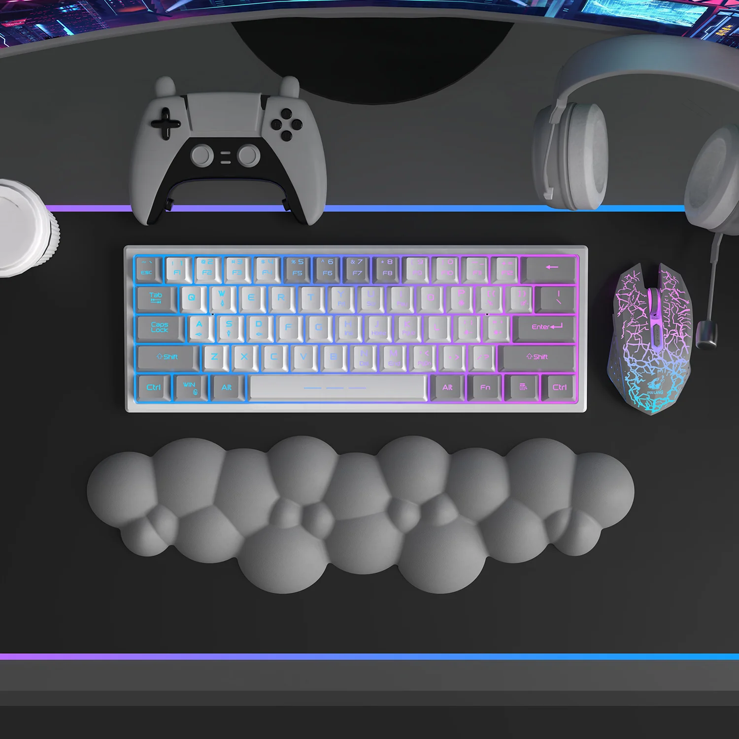 ATTACK SHARK Cloud Keyboard Wrist Rest 30 ATTACK SHARK Cloud Keyboard Wrist Rest