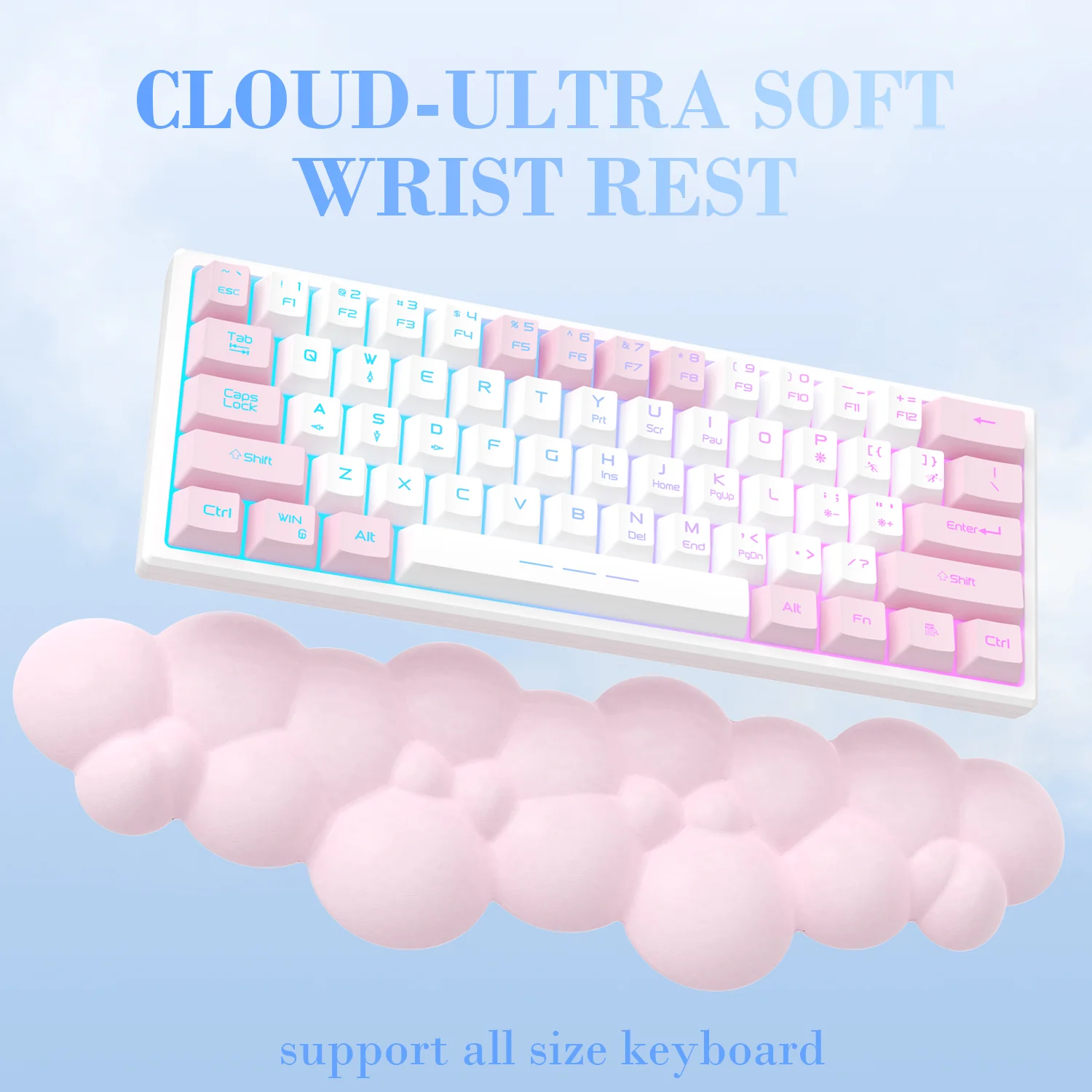 ATTACK SHARK Cloud Keyboard Wrist Rest 32 ATTACK SHARK Cloud Keyboard Wrist Rest
