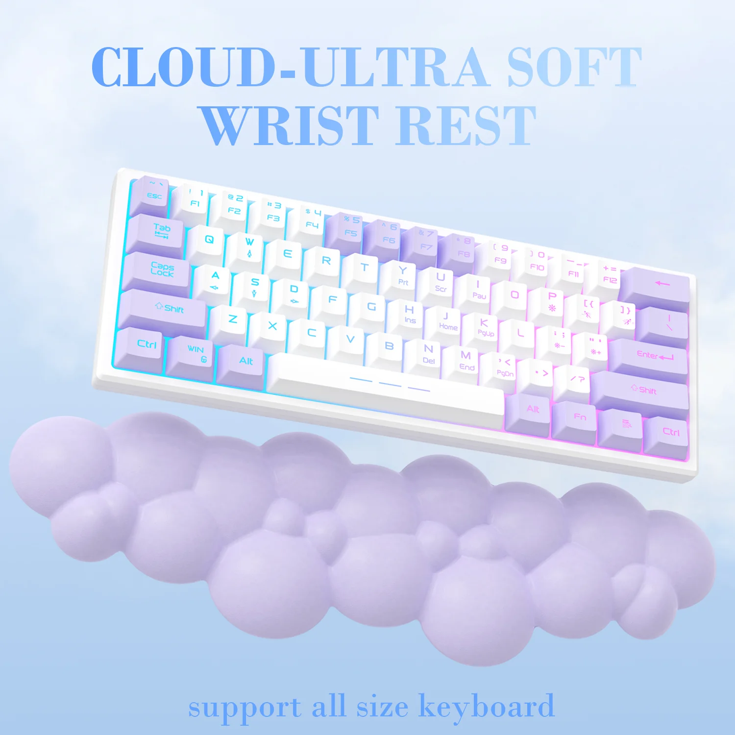 ATTACK SHARK Cloud Keyboard Wrist Rest 42 ATTACK SHARK Cloud Keyboard Wrist Rest