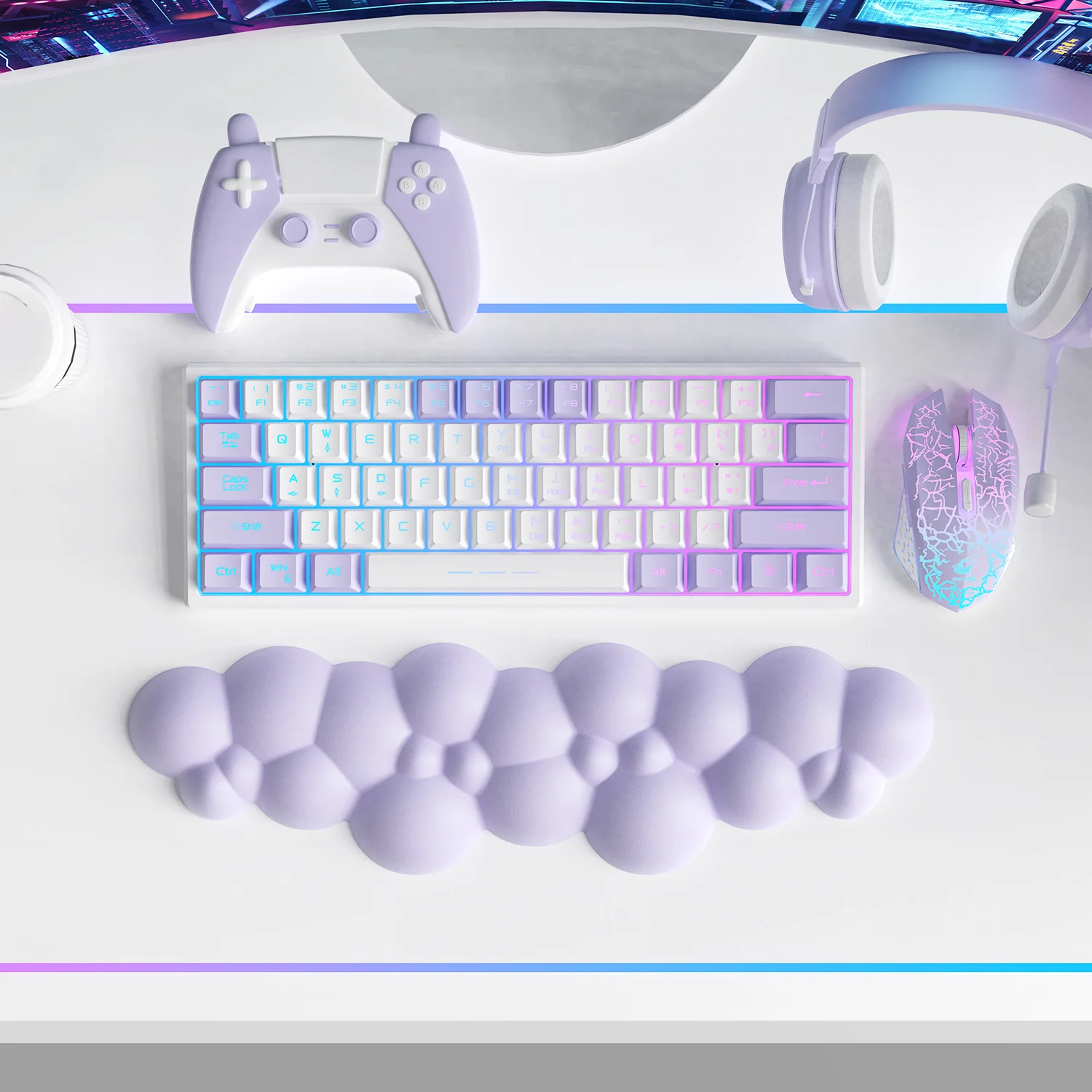 ATTACK SHARK Cloud Keyboard Wrist Rest 49 ATTACK SHARK Cloud Keyboard Wrist Rest