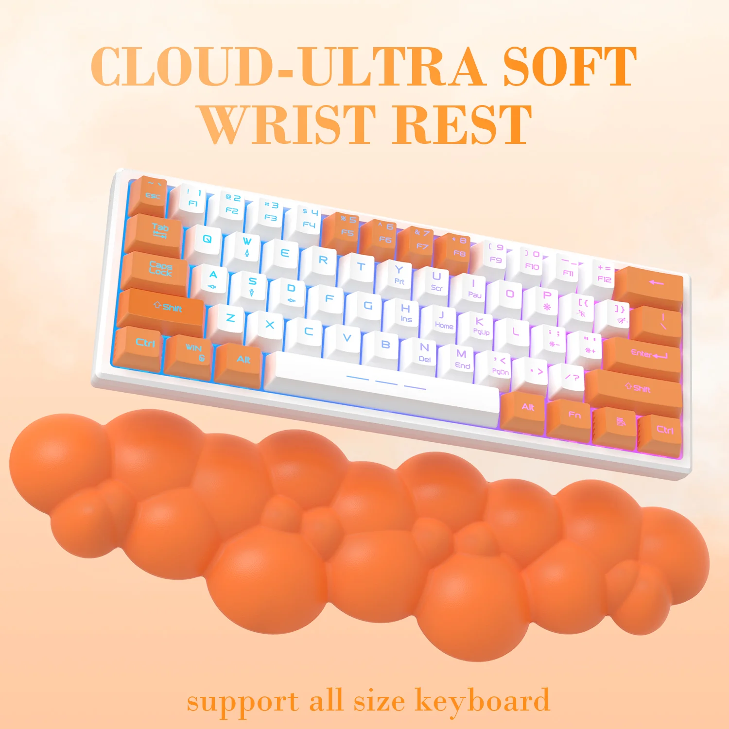 ATTACK SHARK Cloud Keyboard Wrist Rest 62 ATTACK SHARK Cloud Keyboard Wrist Rest