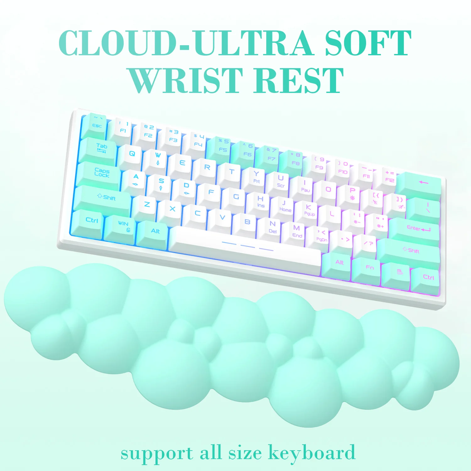 ATTACK SHARK Cloud Keyboard Wrist Rest 72 ATTACK SHARK Cloud Keyboard Wrist Rest