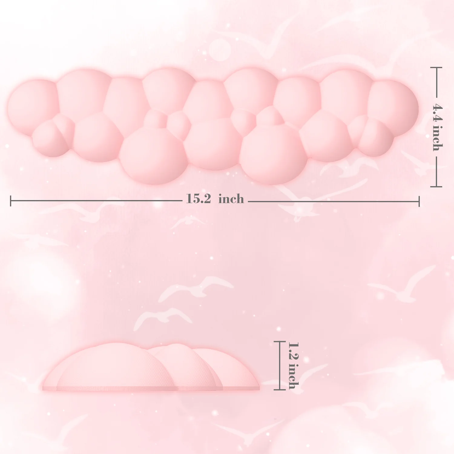 ATTACK SHARK Cloud Keyboard Wrist Rest 94 ATTACK SHARK Cloud Keyboard Wrist Rest