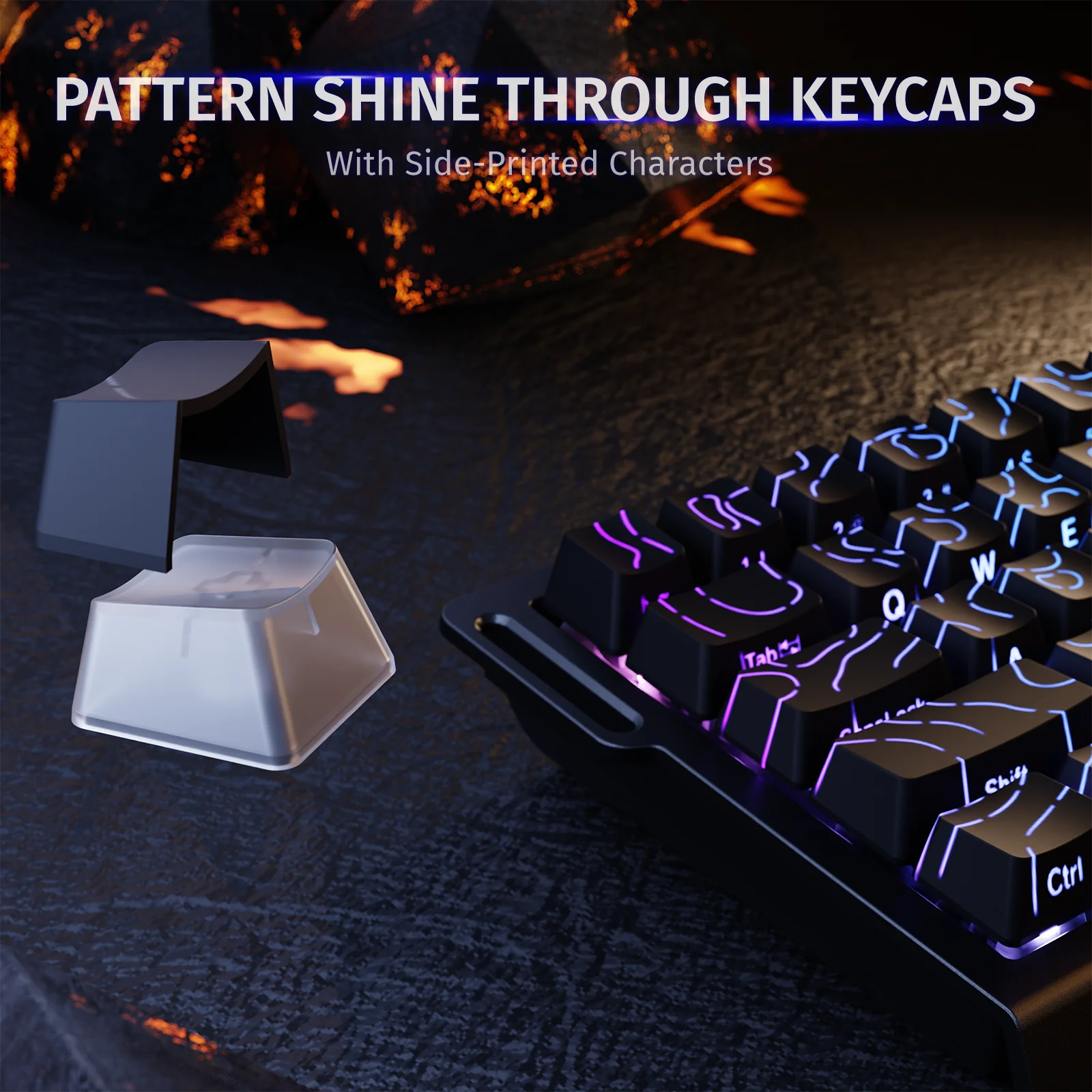 ATTACK SHARK X68 HE Rapid Trigger Keyboard Magnetic Switch 8 ATTACK SHARK X68 HE Rapid Trigger Keyboard Magnetic Switch