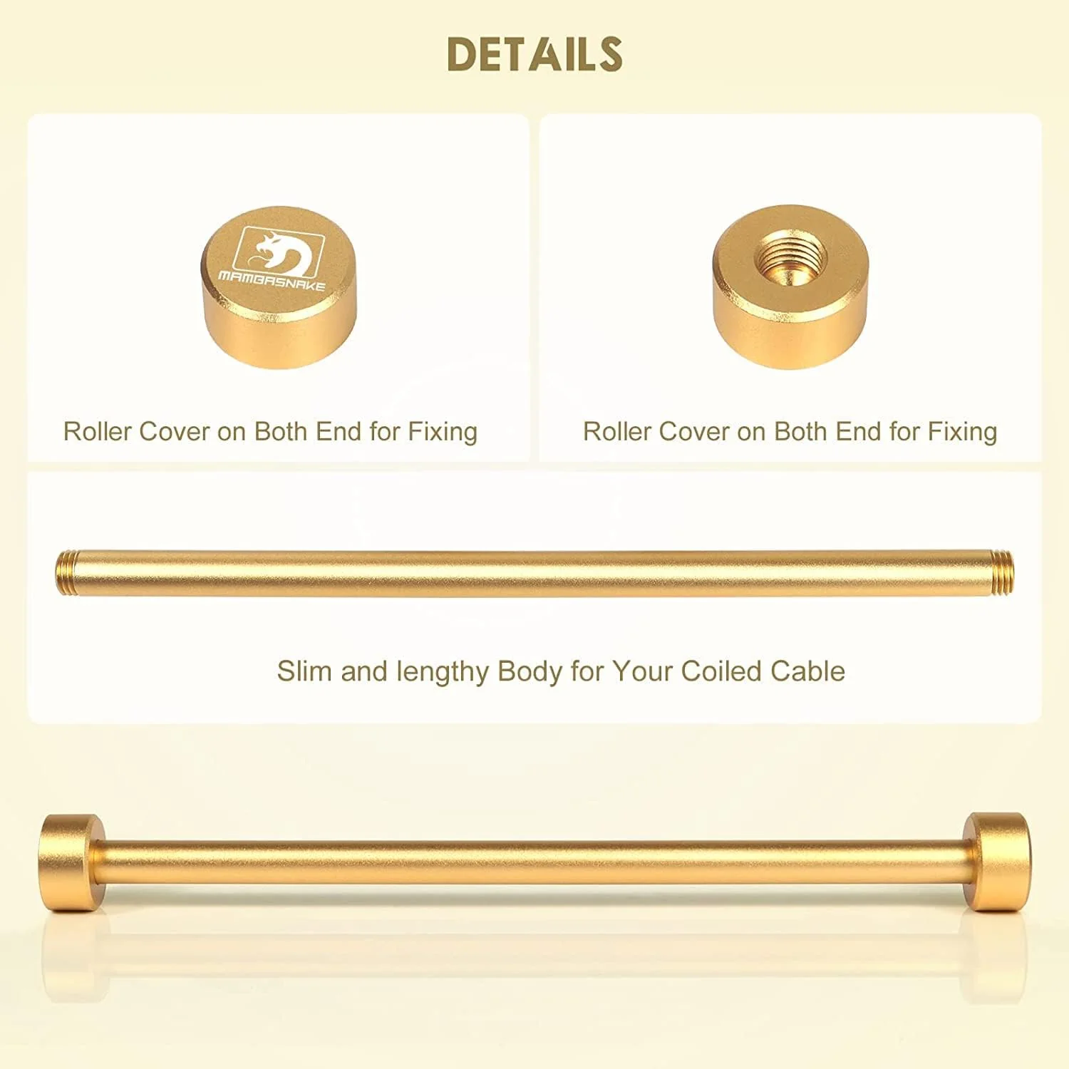 ATTACK SHARK RC01 Custom Winder Rod for Coiled USB C Cable